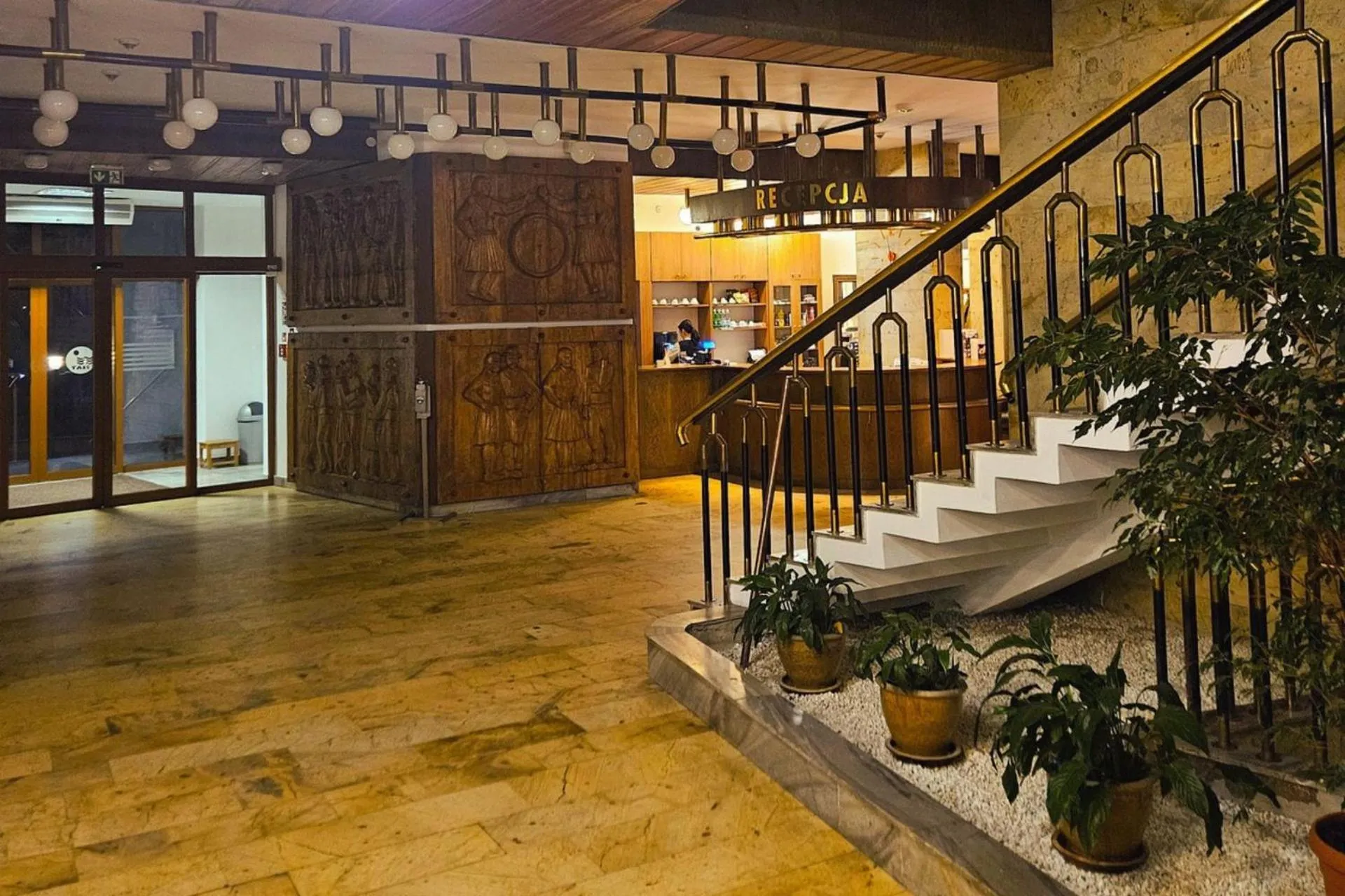 Lobby or reception in Hotel***NAT Piwniczna Zdrój