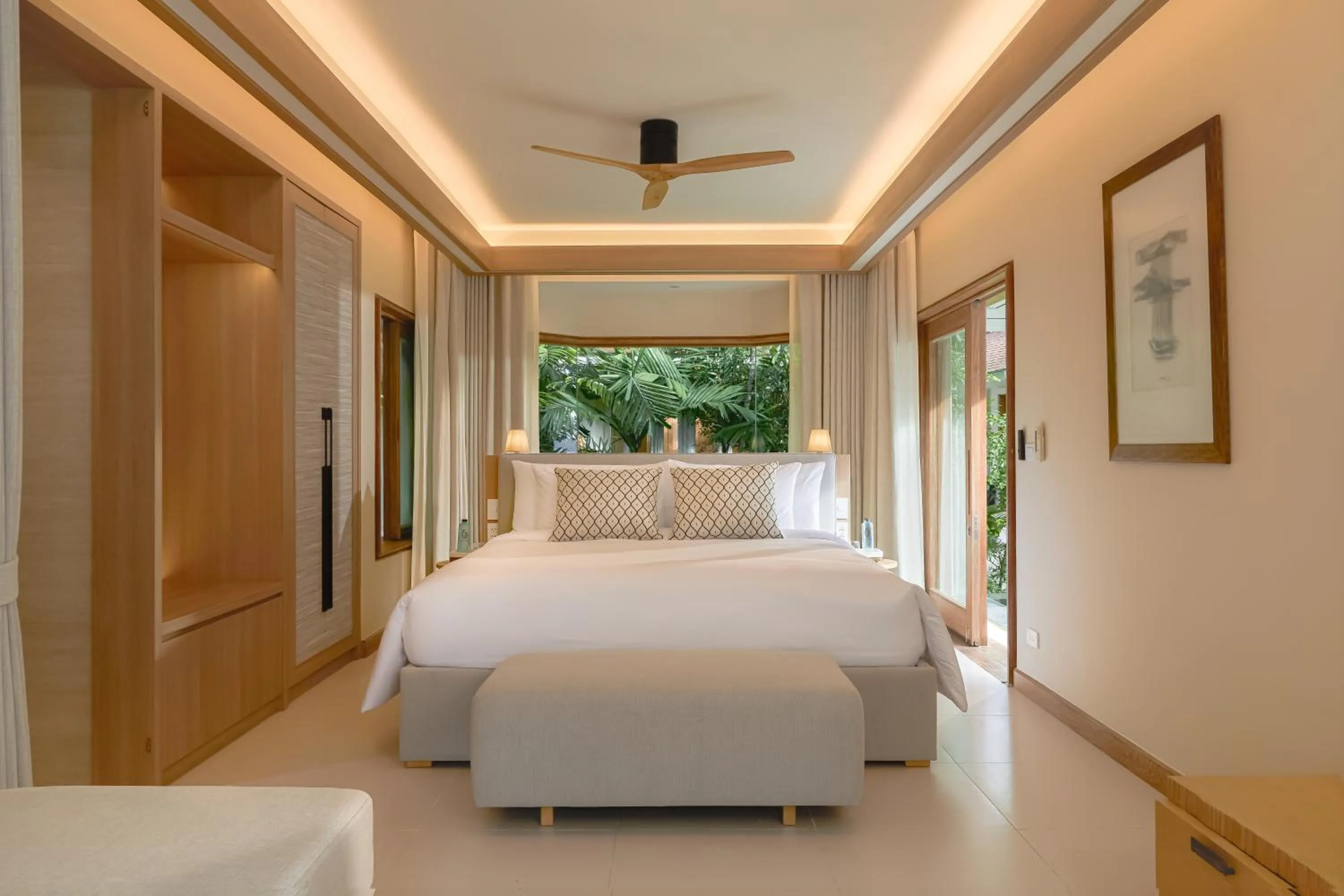 Bedroom, Bed in Villa Macaque and Villa Languor