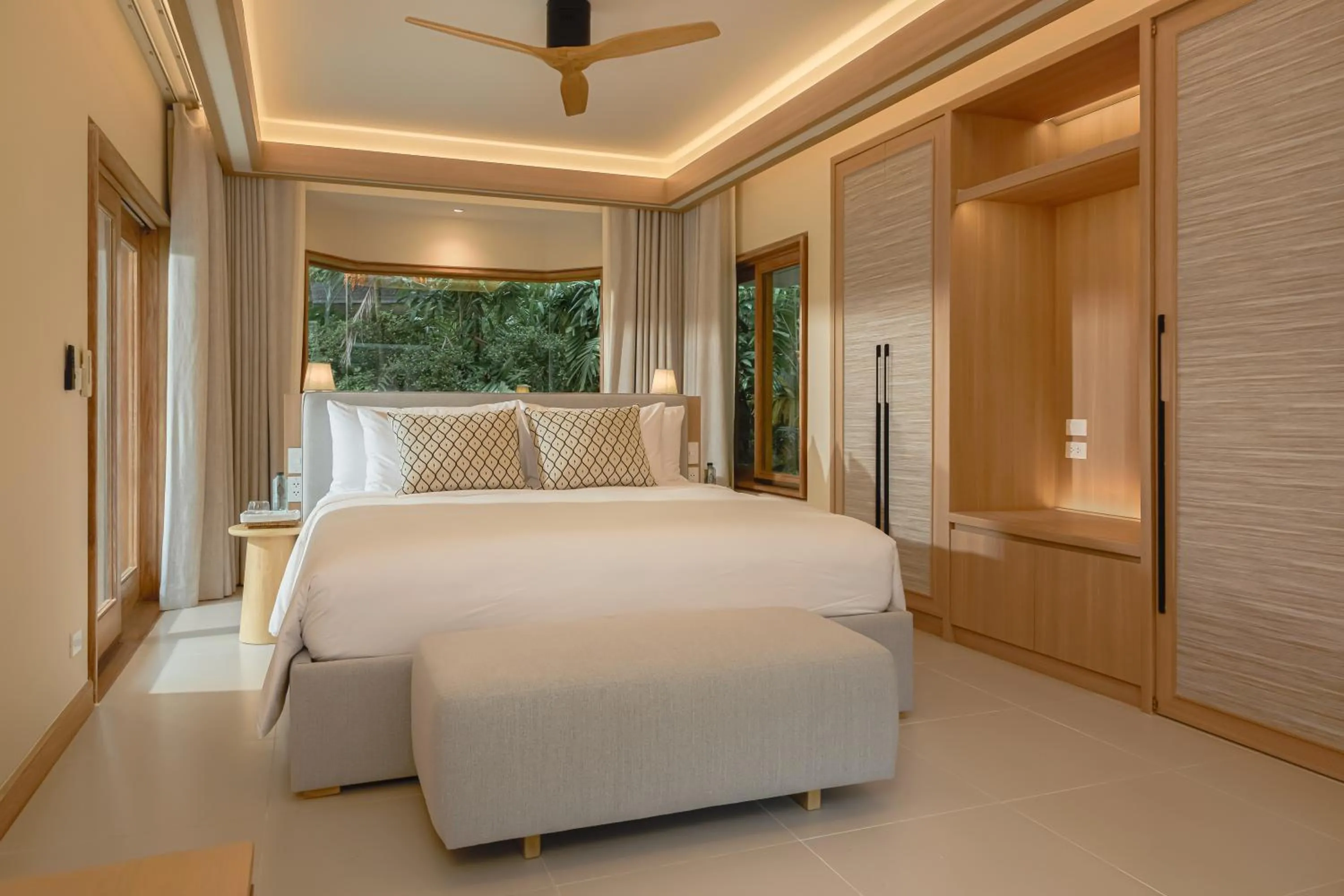 Bedroom, Bed in Villa Macaque and Villa Languor