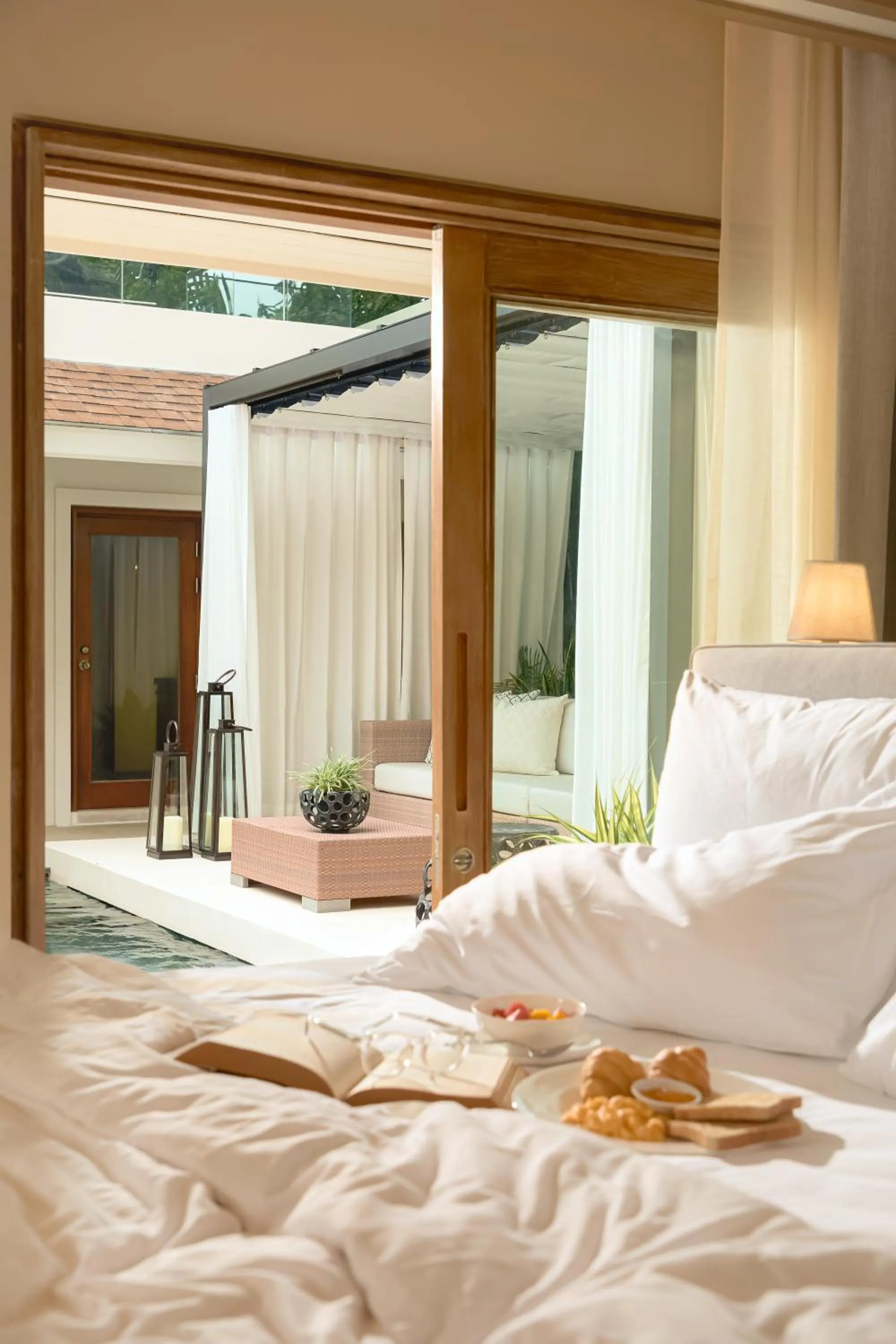 Bedroom, Bed in Villa Macaque and Villa Languor