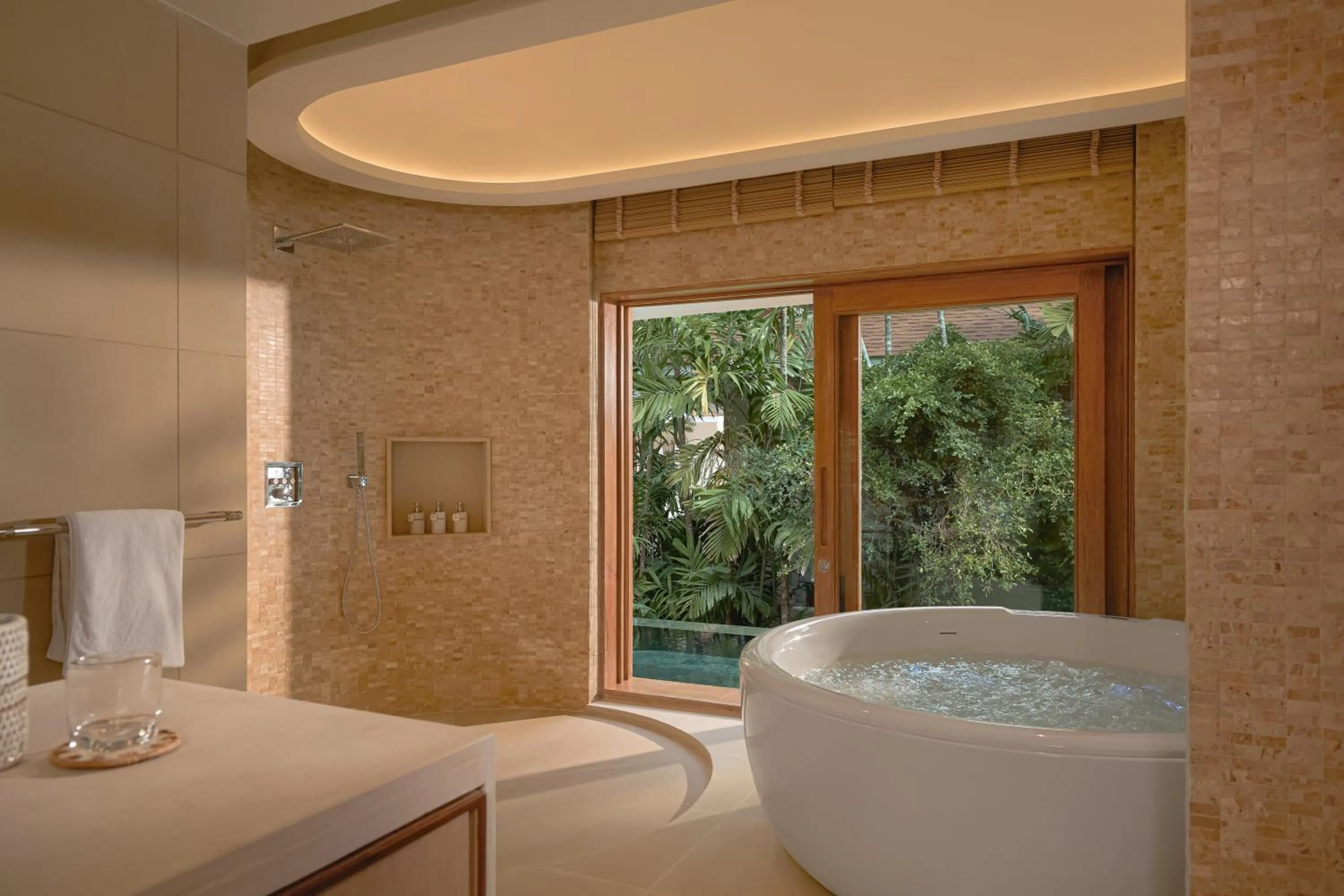 Bathroom in Villa Macaque and Villa Languor