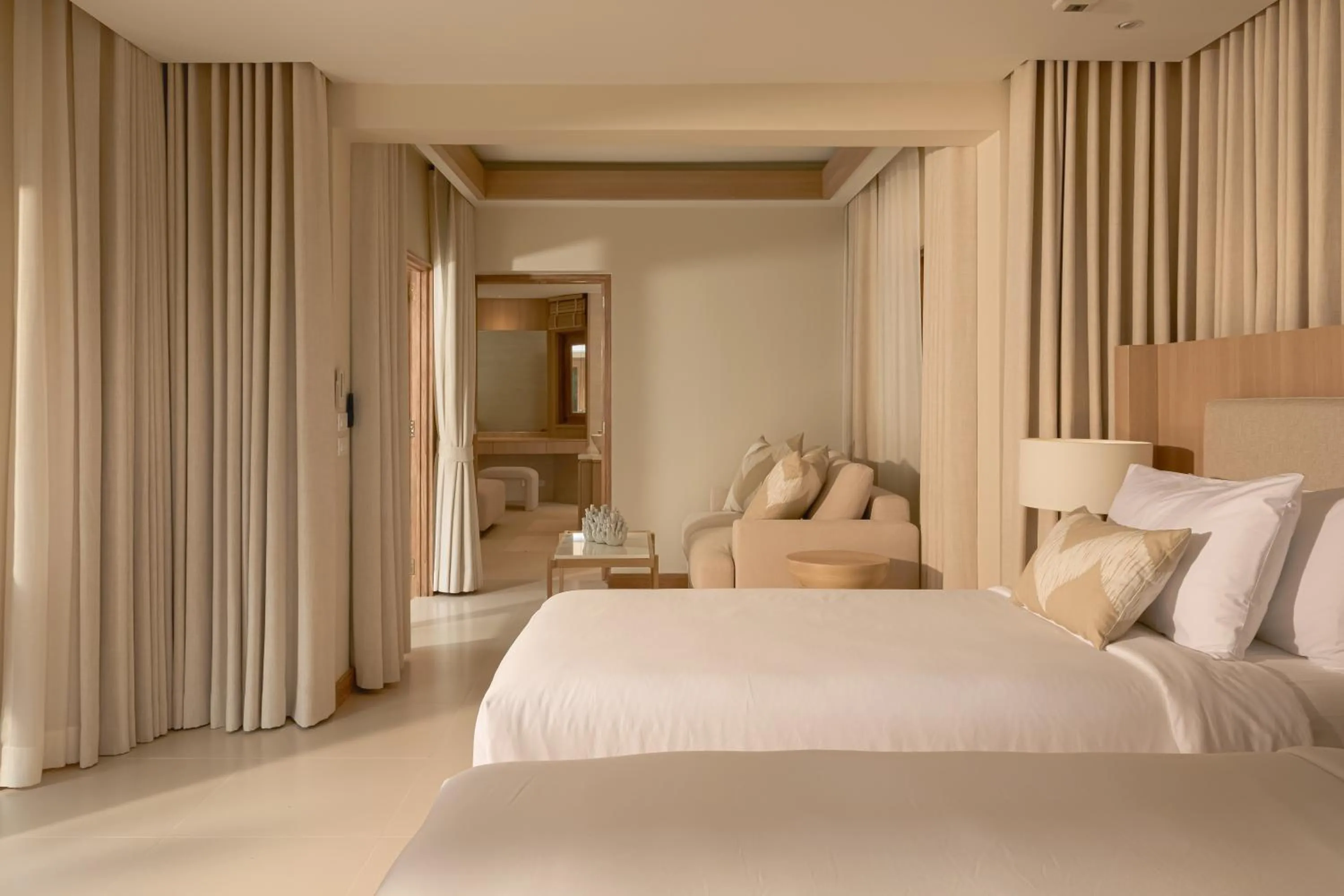 Bedroom, Bed in Villa Macaque and Villa Languor