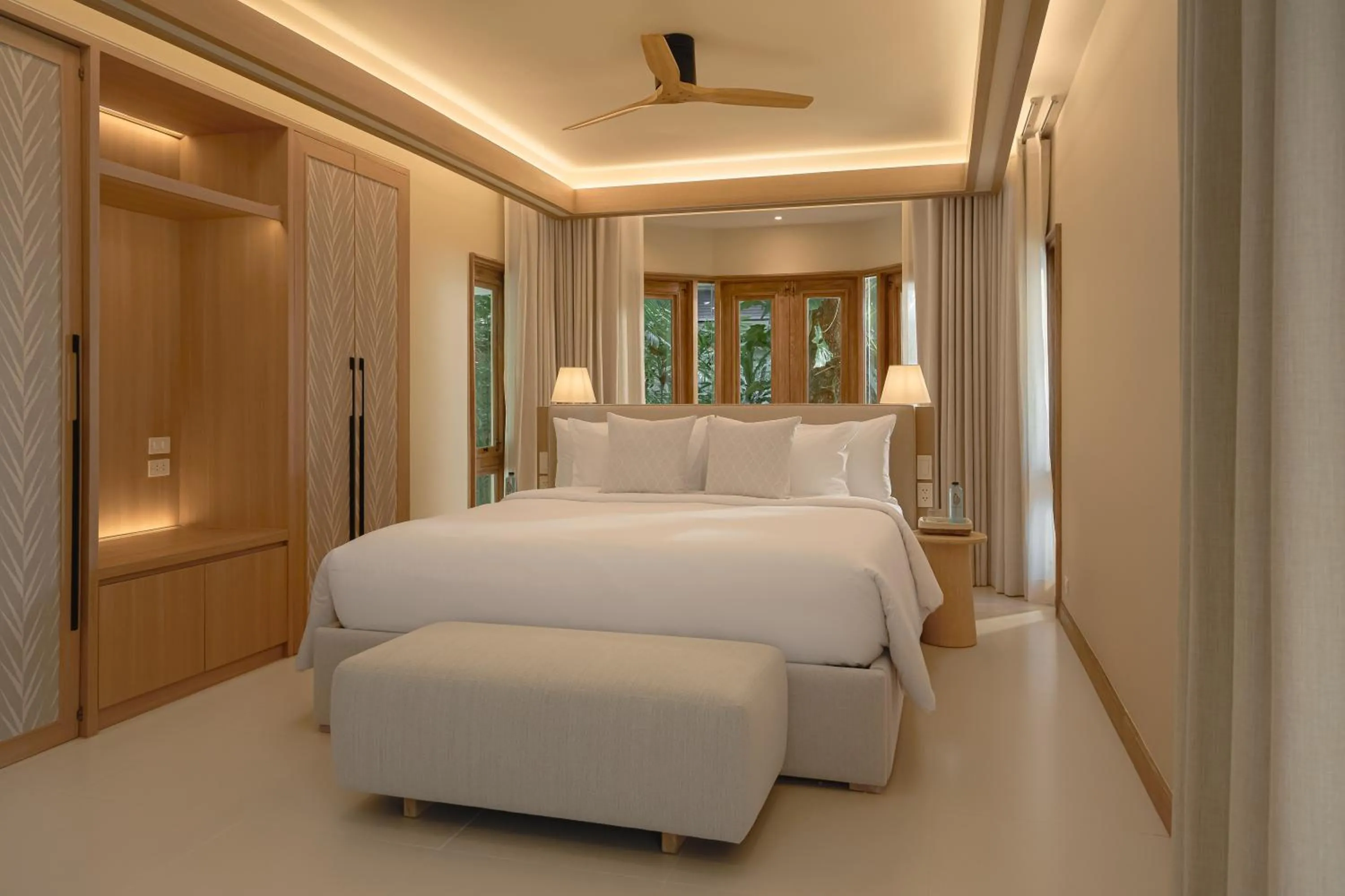 Bedroom, Bed in Villa Macaque and Villa Languor