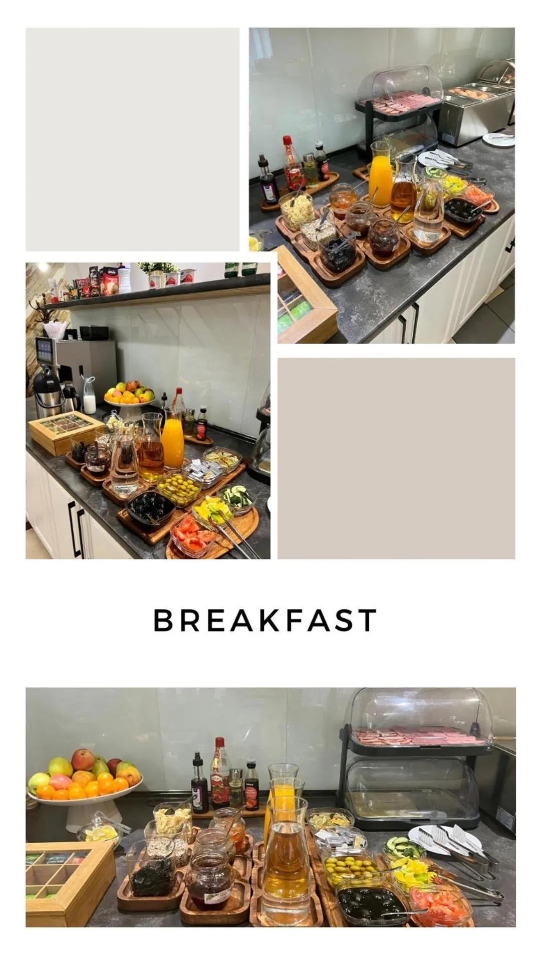 Buffet breakfast in Mon Ami Villa