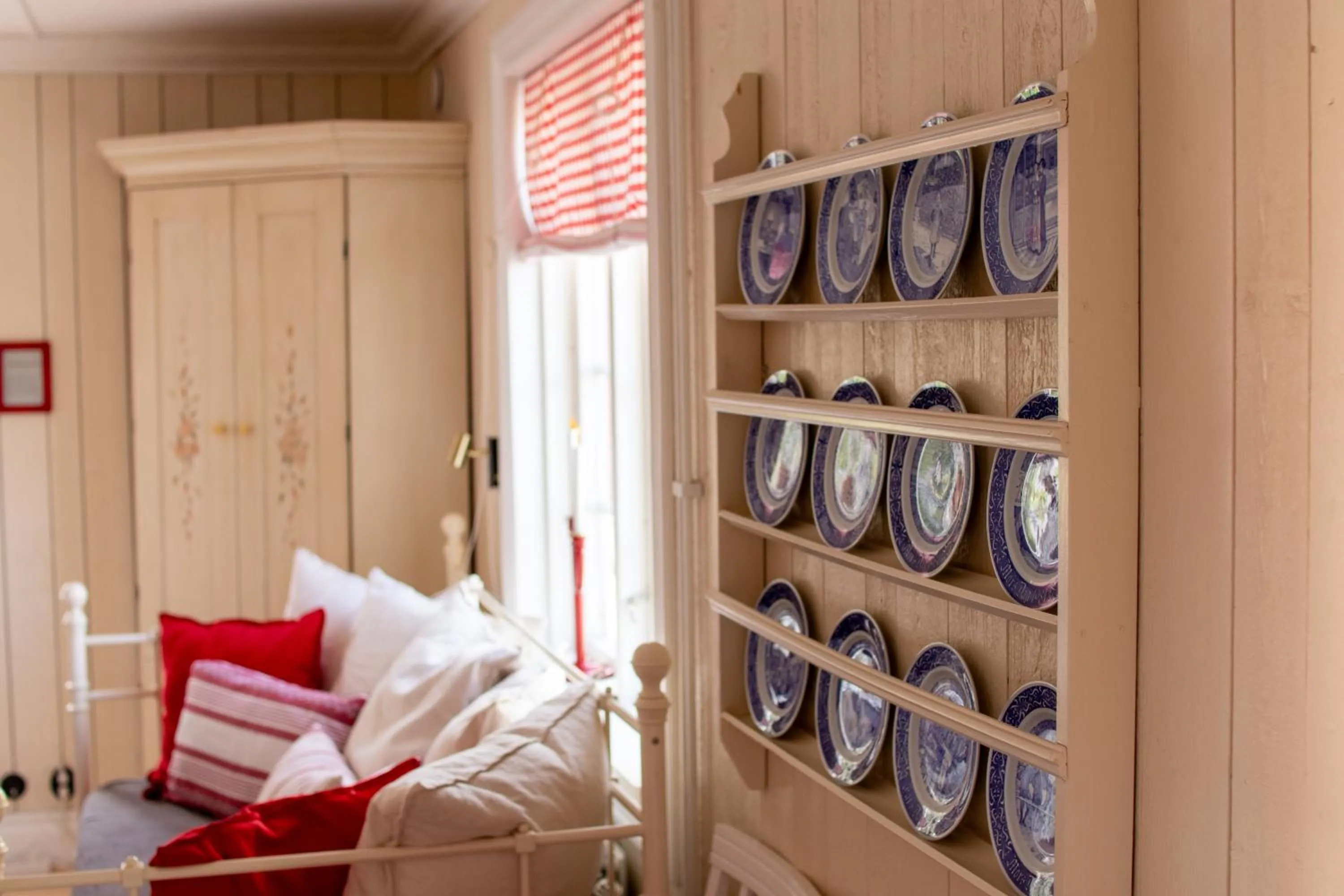 Decorative detail, Bed in Hem till Gården boutique hotel