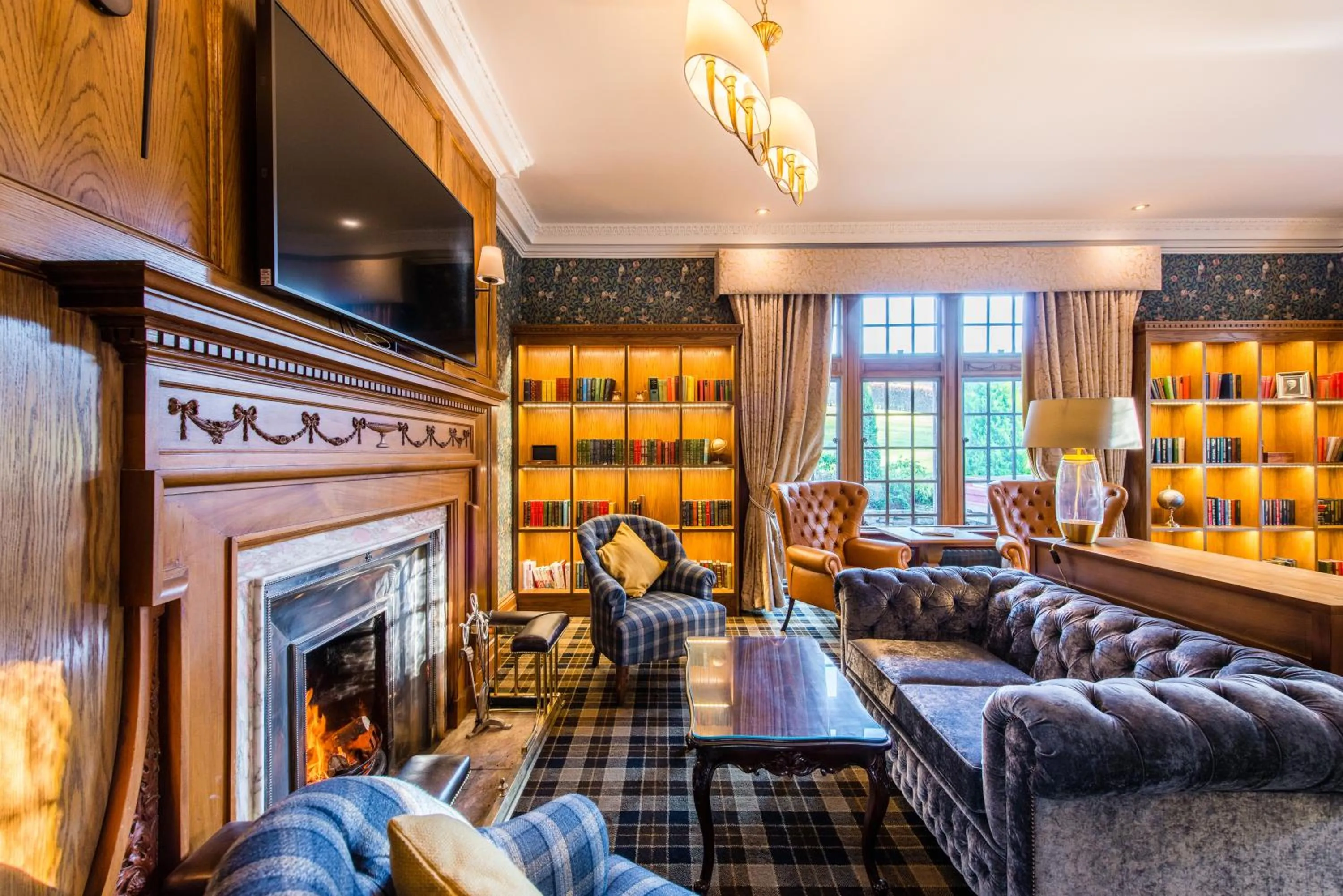 Library in Murrayshall Country Estate