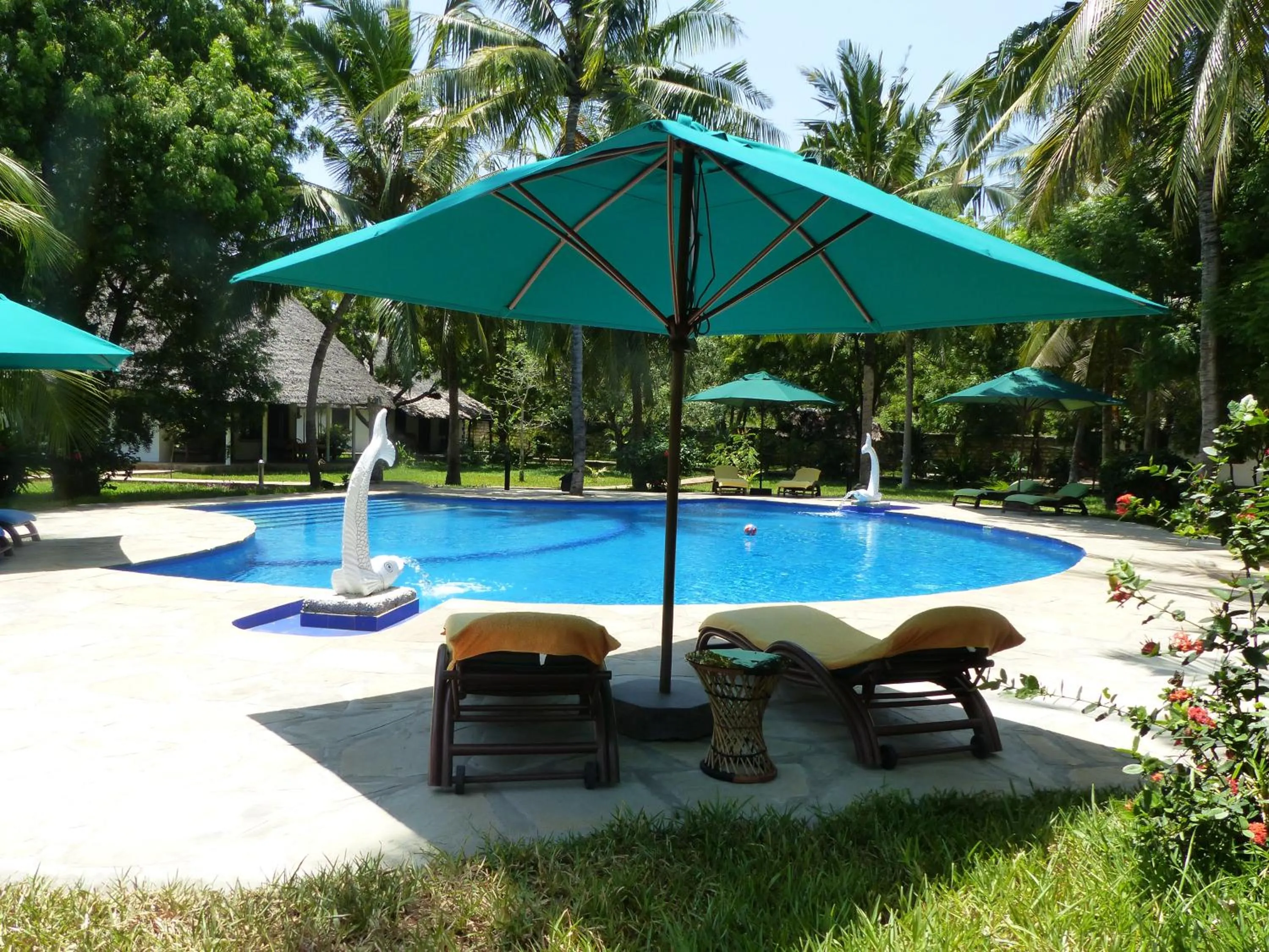 Swimming pool in Residence Maison Müge