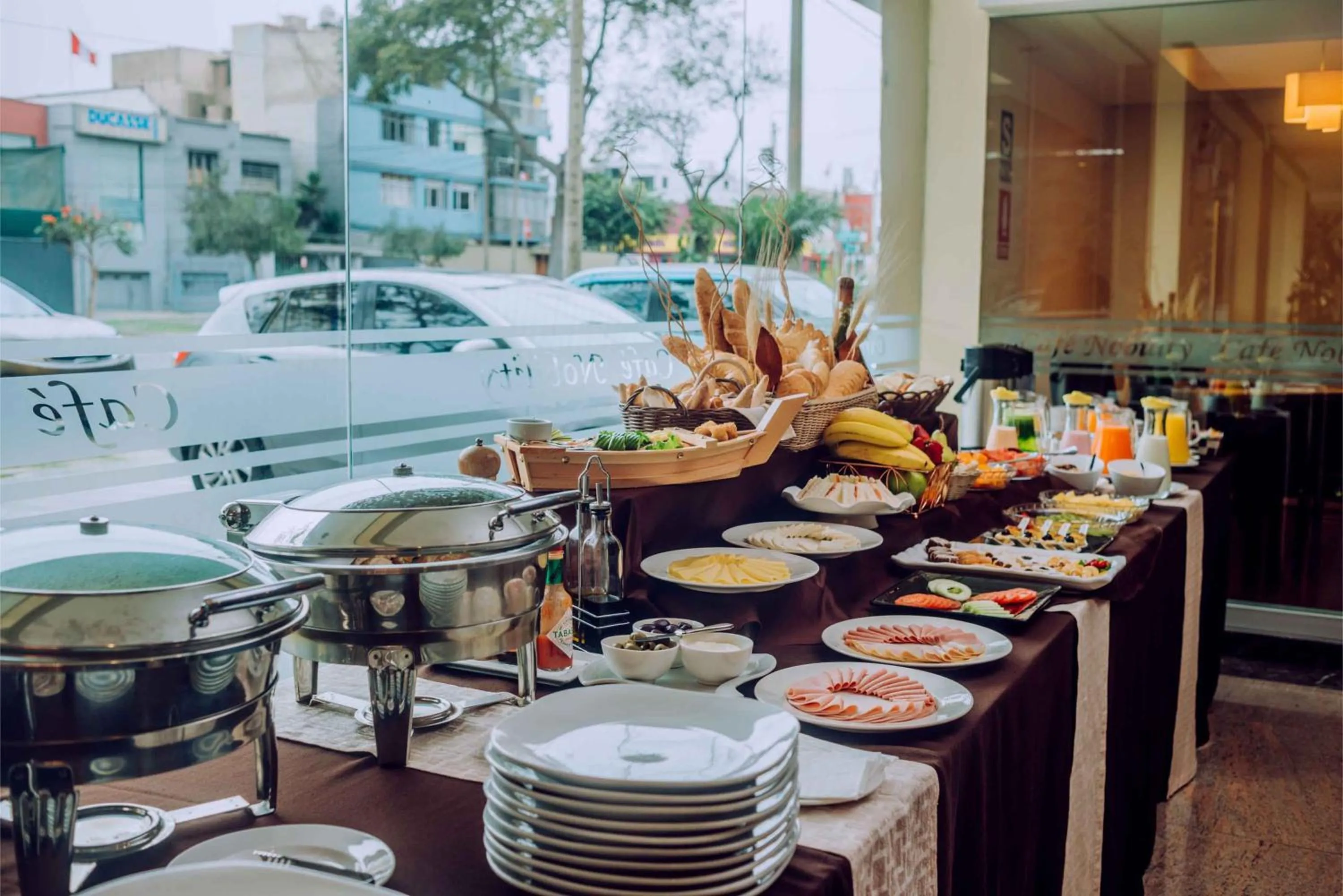 Buffet breakfast in Hotel Nobility