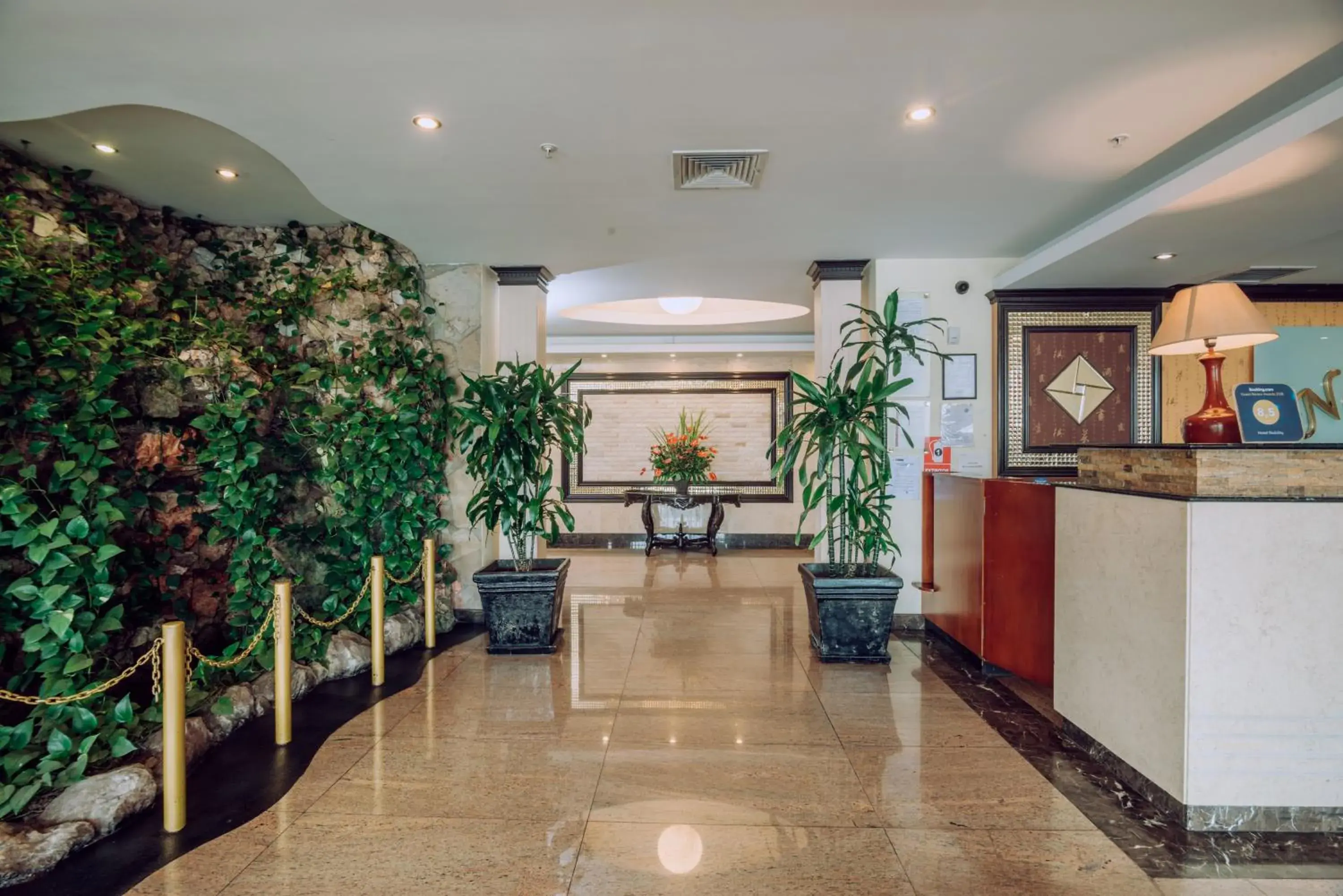 Lobby or reception in Hotel Nobility Lobby or reception in Hotel Nobility