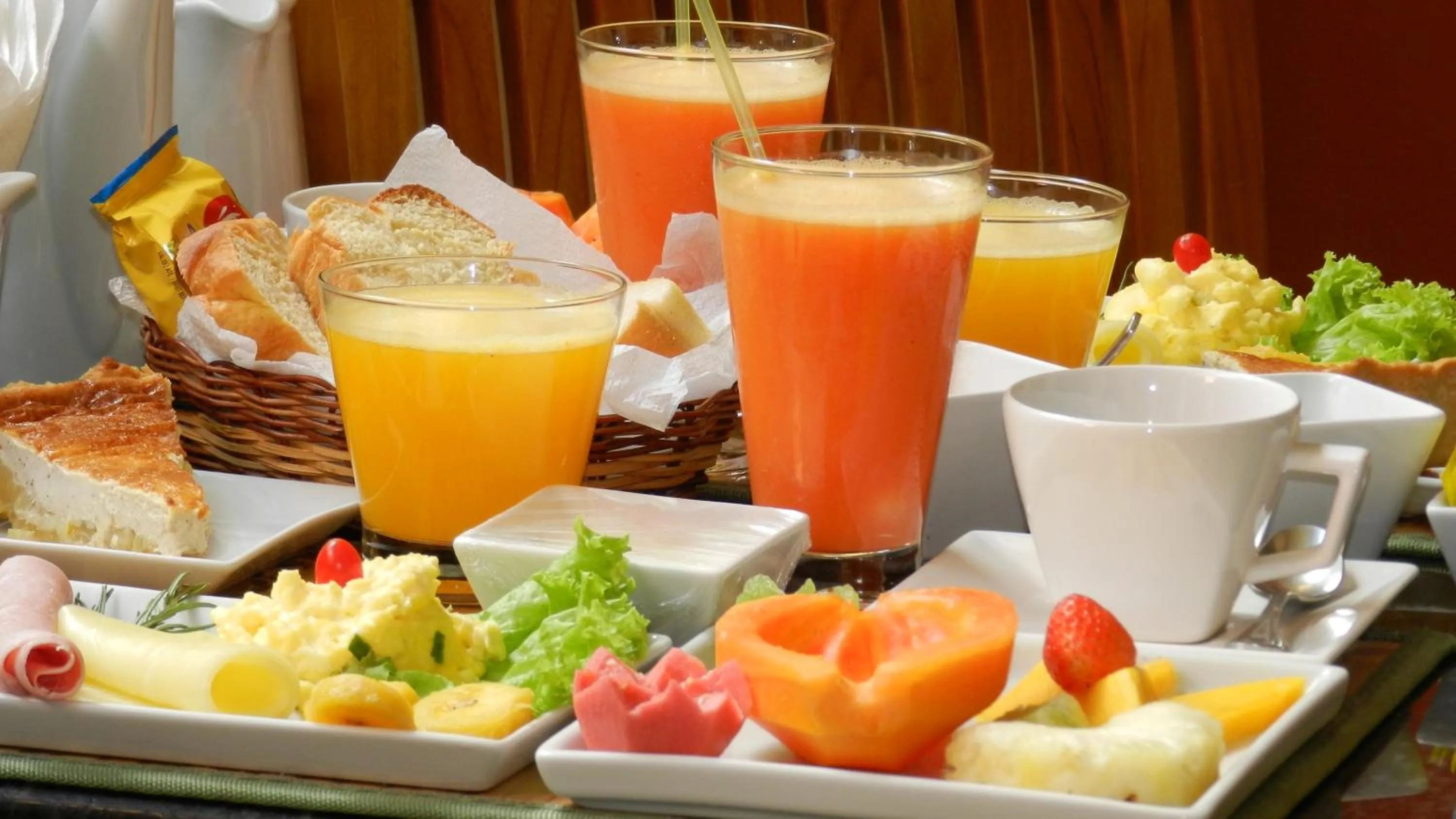 Food and drinks in Hotel Casa do Amarelindo