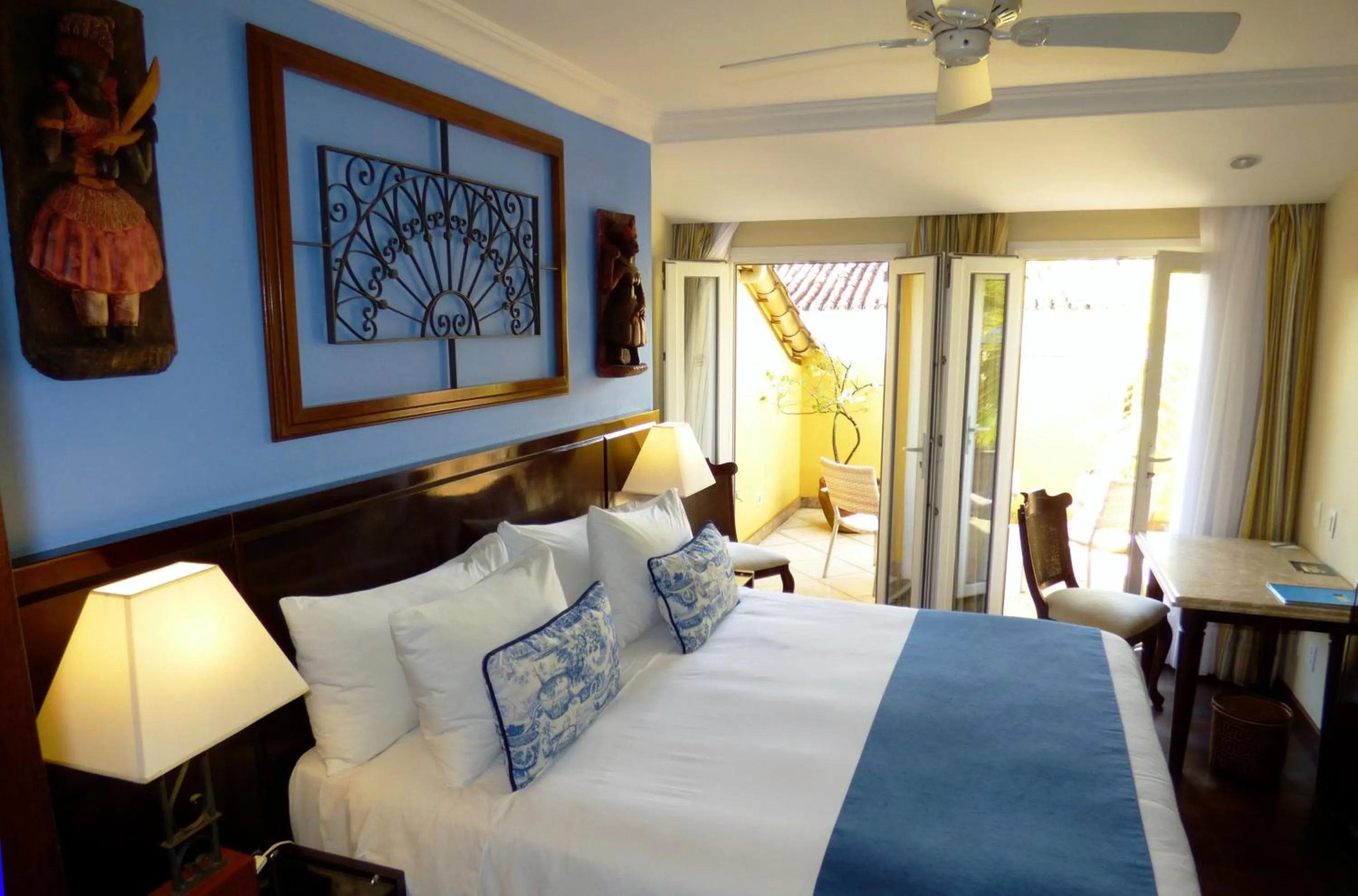 Bed in Hotel Casa do Amarelindo