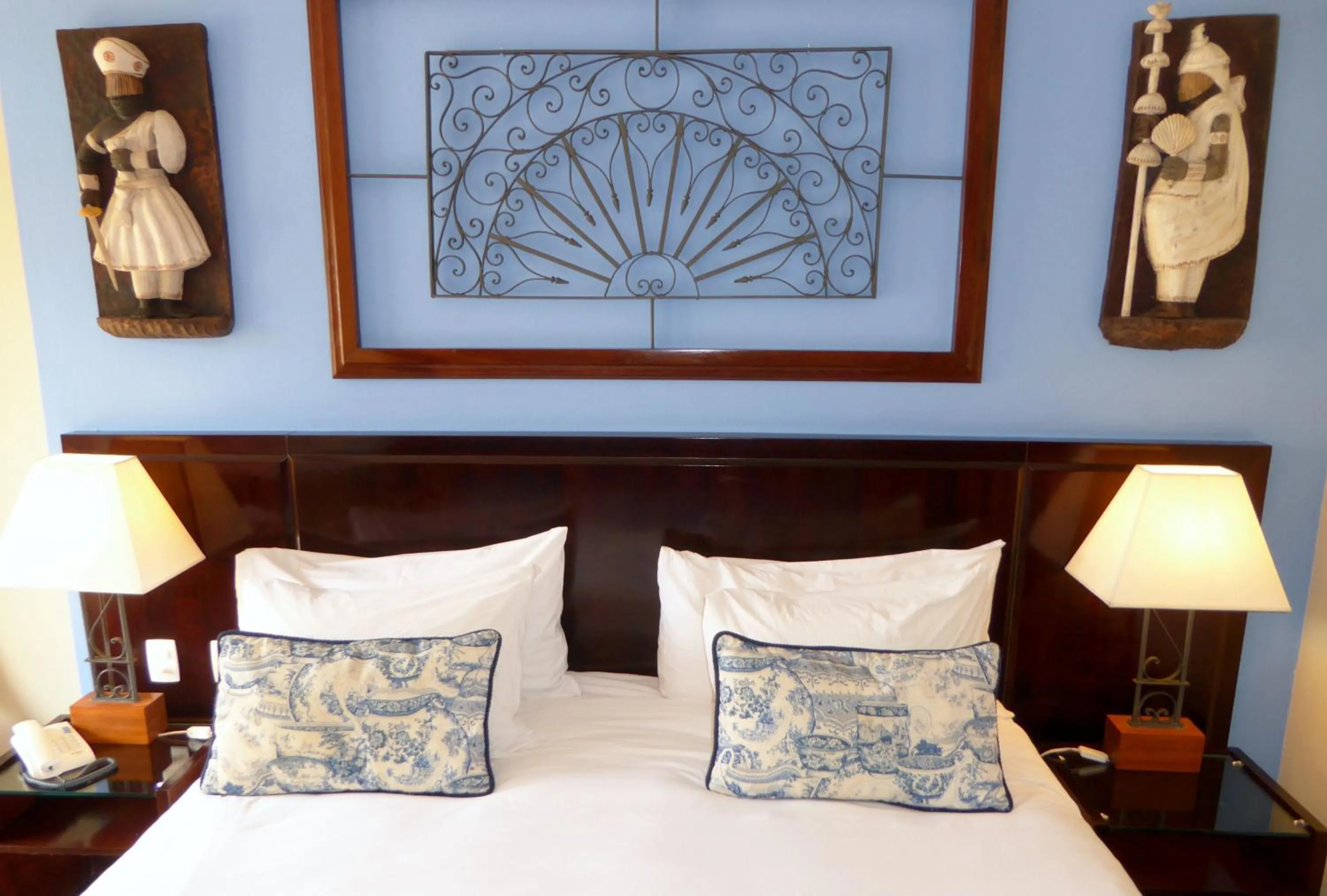 Bed in Hotel Casa do Amarelindo