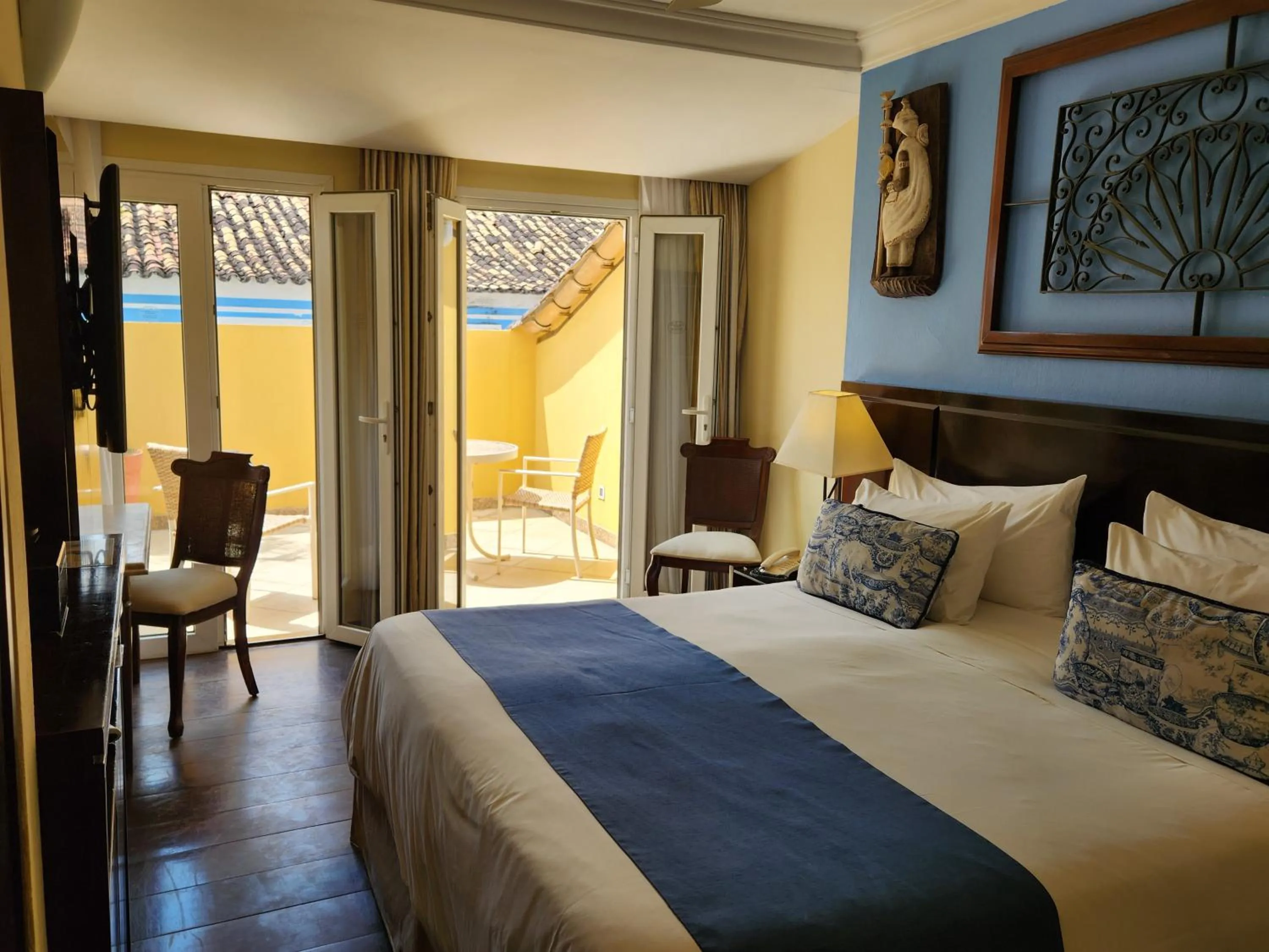 Bed in Hotel Casa do Amarelindo