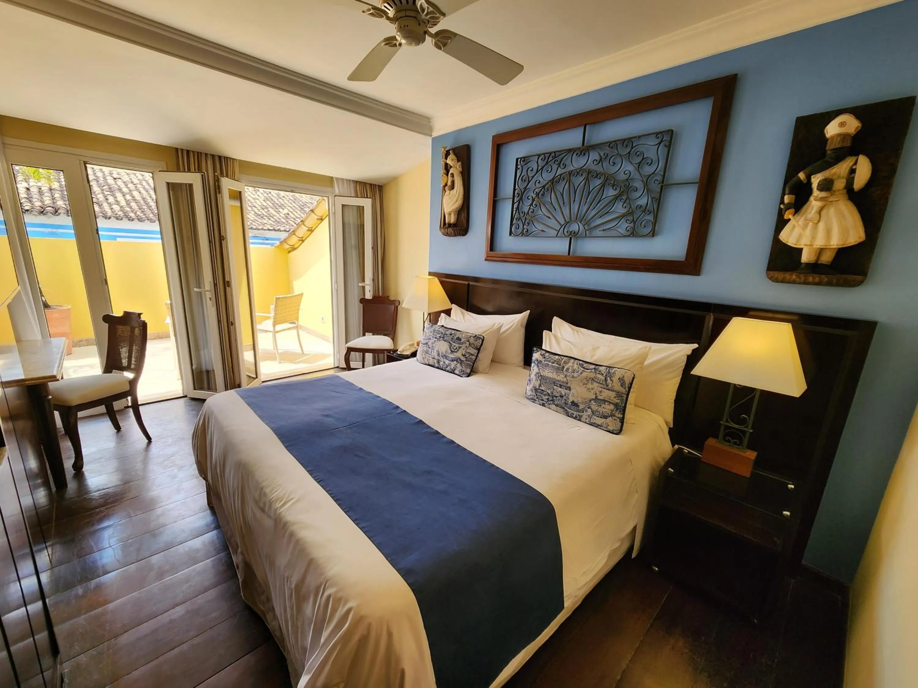 Bed in Hotel Casa do Amarelindo