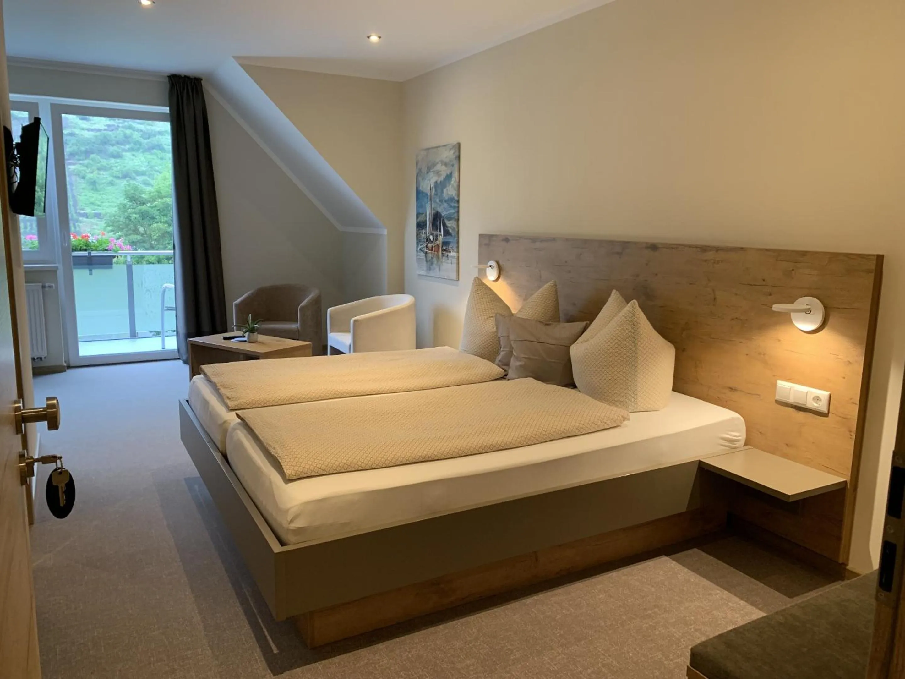 Bedroom, Bed in Weinbergs Loge