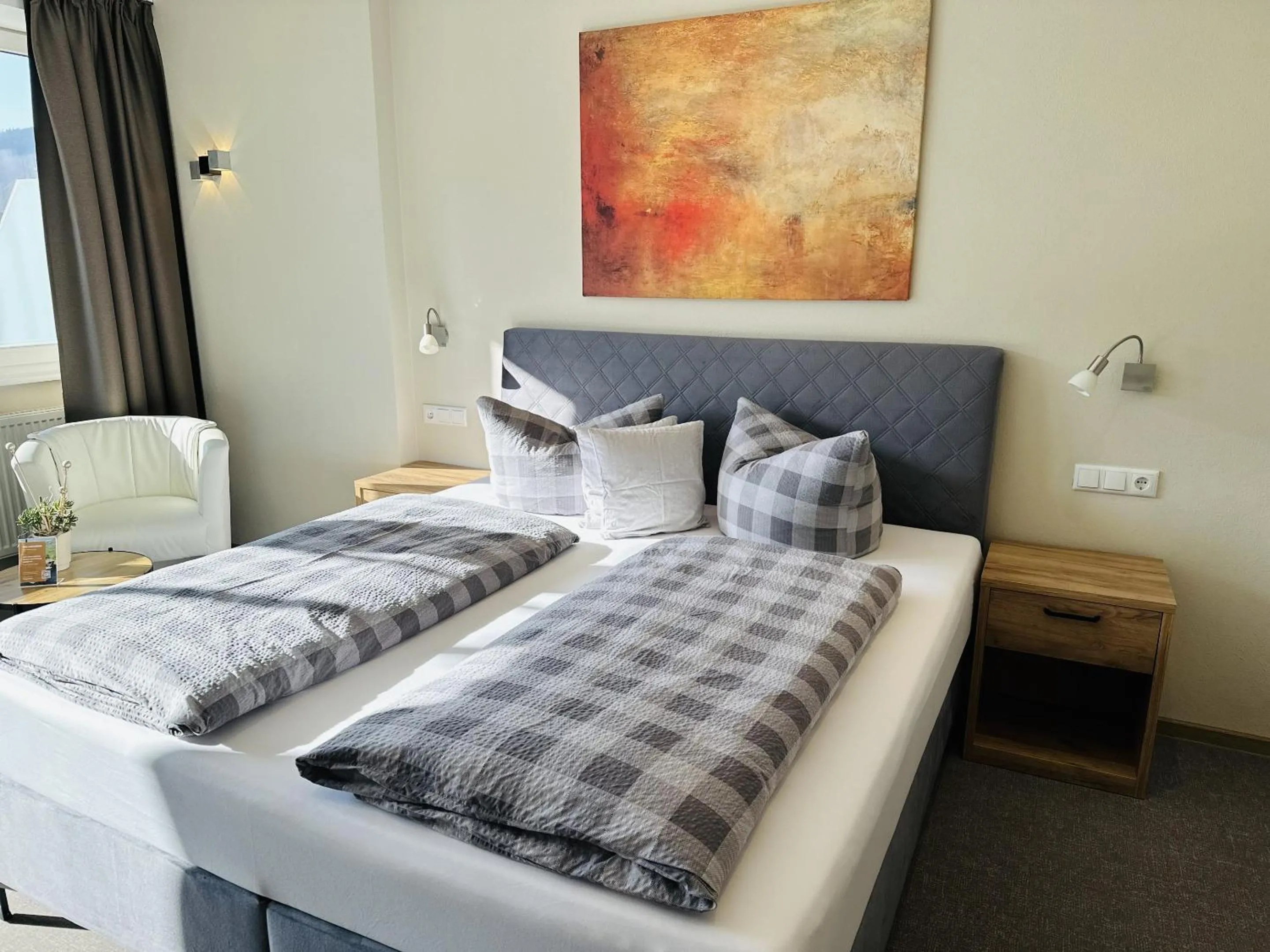 Bedroom, Bed in Weinbergs Loge