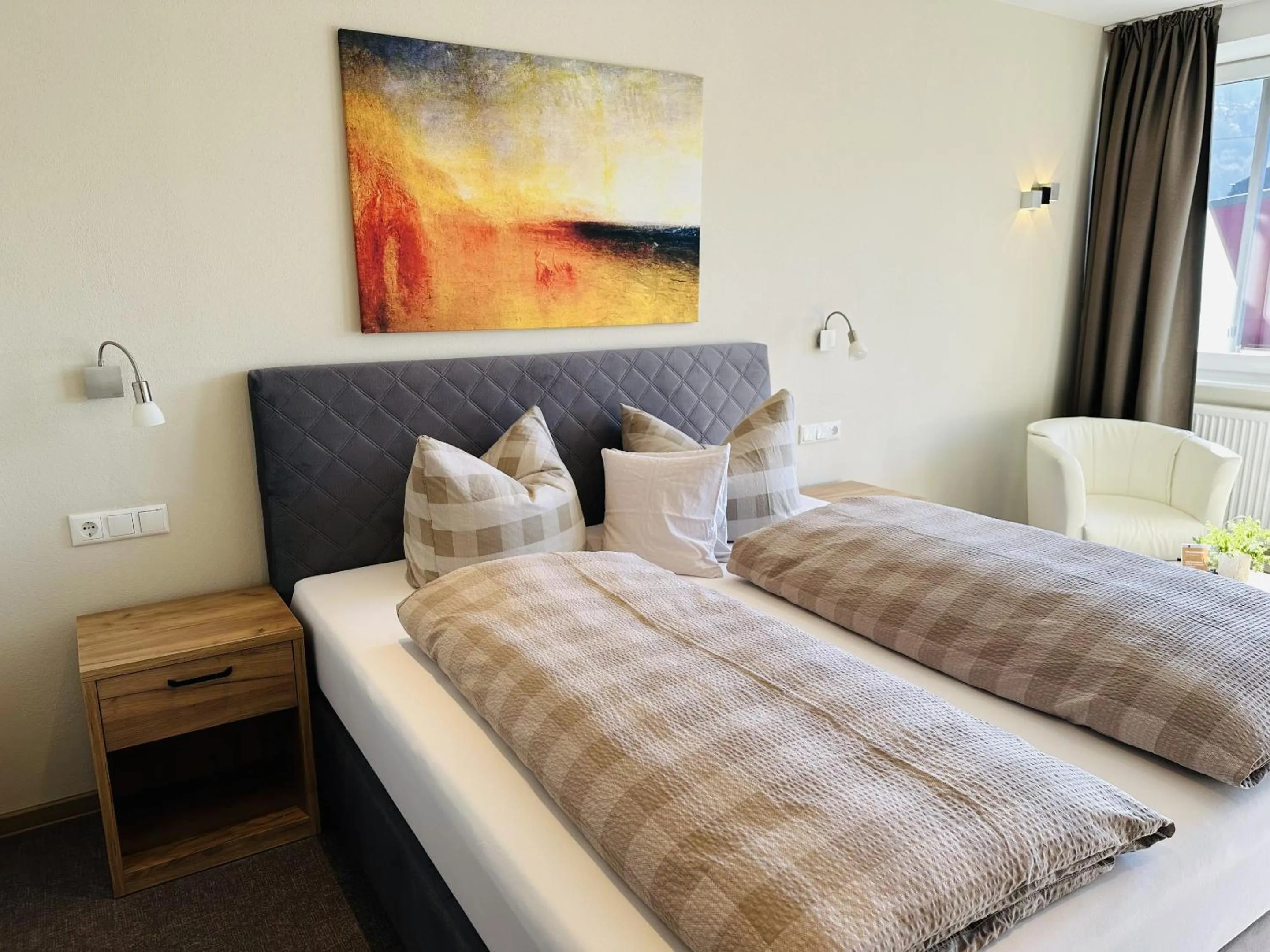Bedroom, Bed in Weinbergs Loge