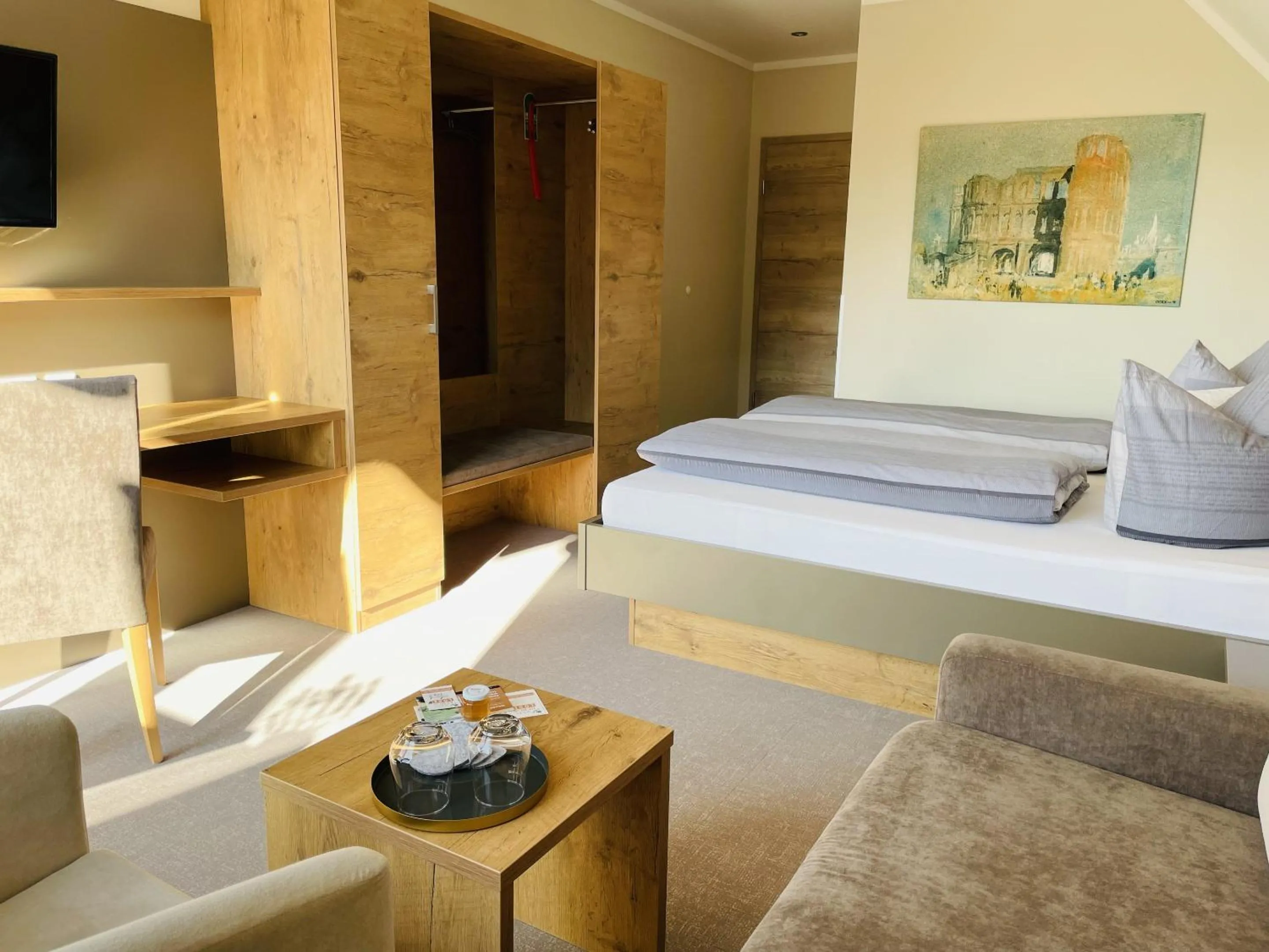 Bedroom, Bed in Weinbergs Loge