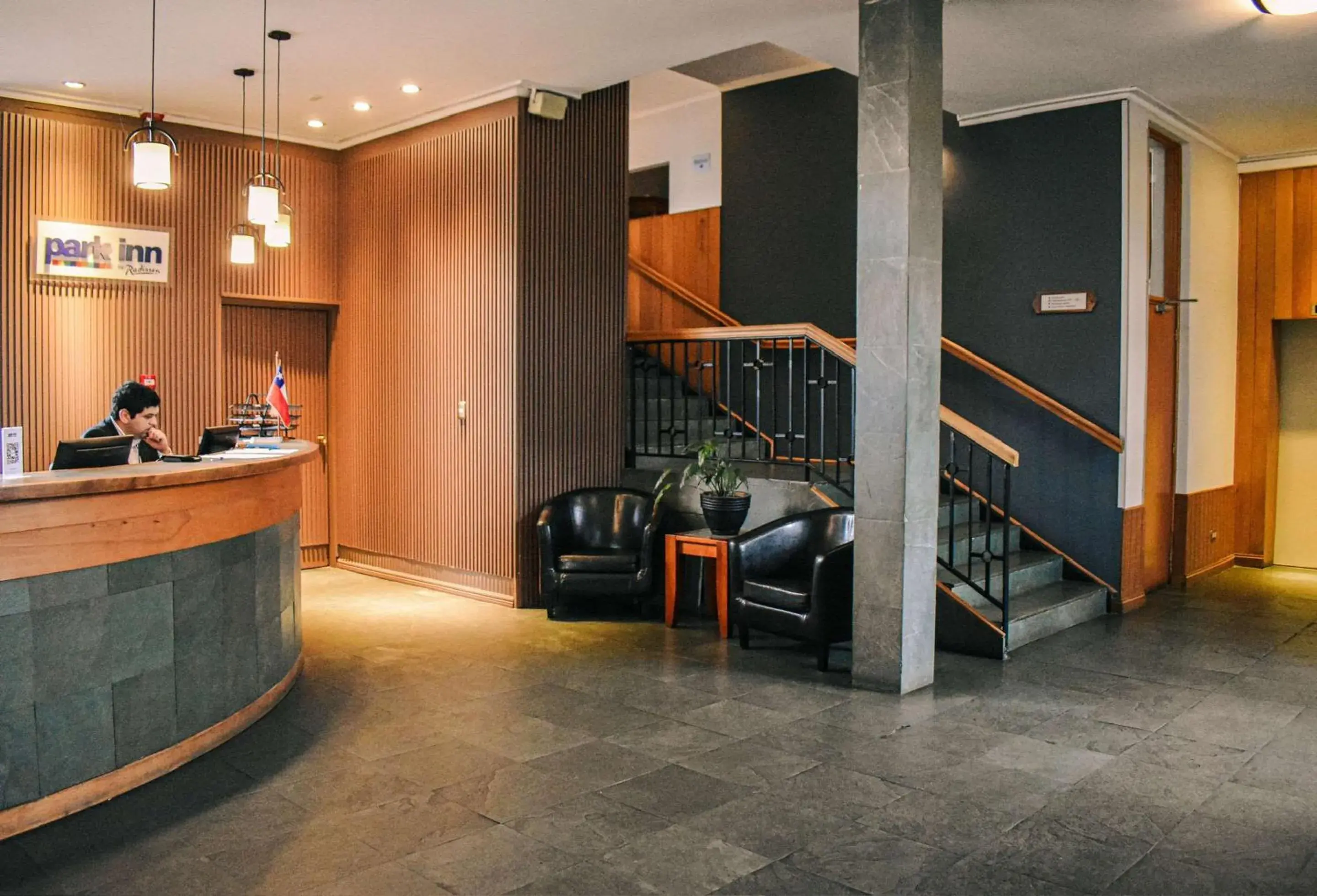 Lobby or reception in Park Inn by Radisson Puerto Varas Lobby or reception in Park Inn by Radisson Puerto Varas