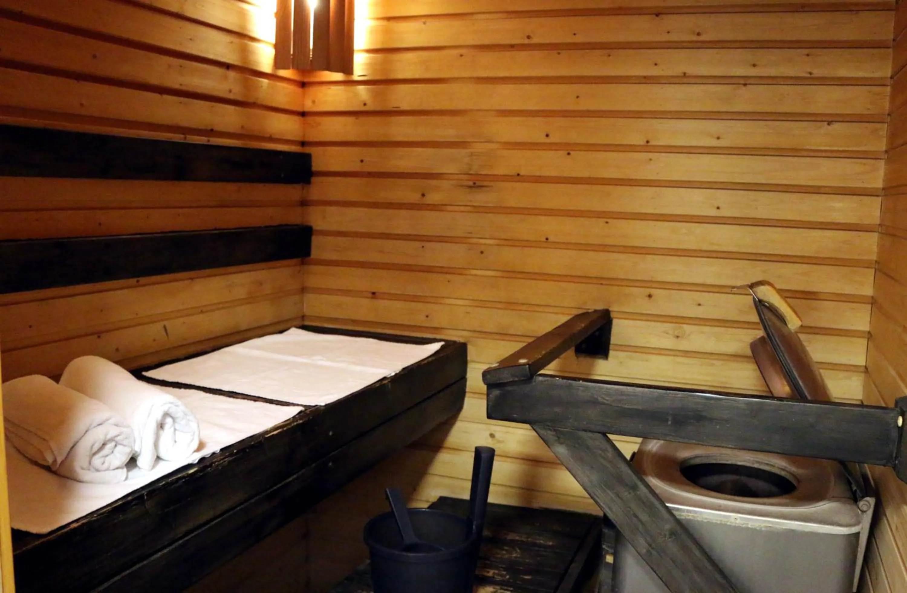 Sauna, Bed in Oravi Apartments