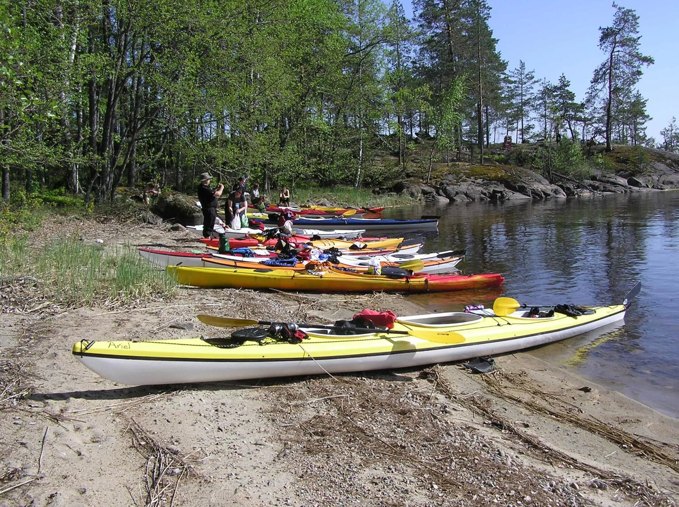 Canoeing in Oravi Apartments