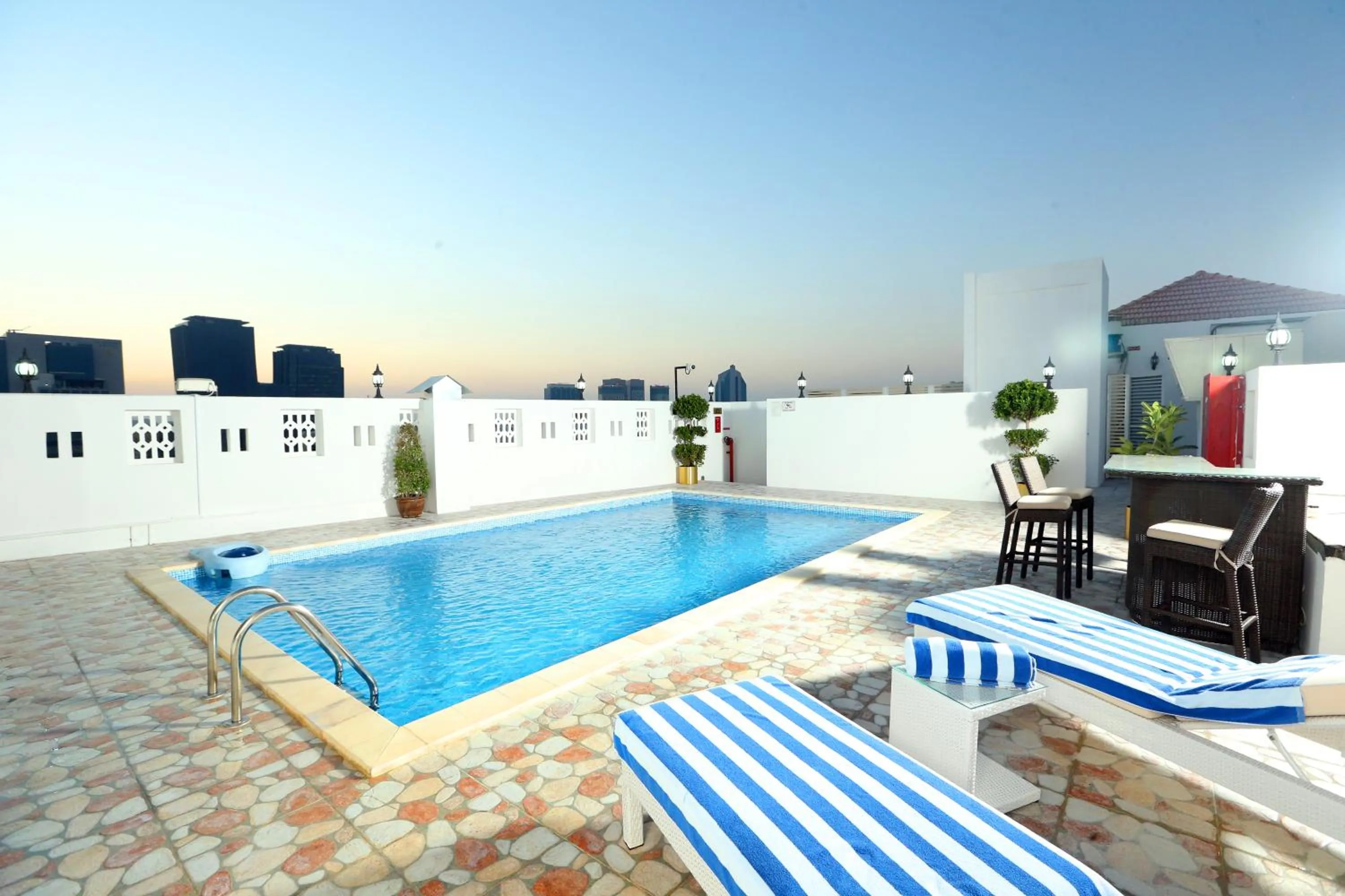 Swimming pool in The Victory Hotel