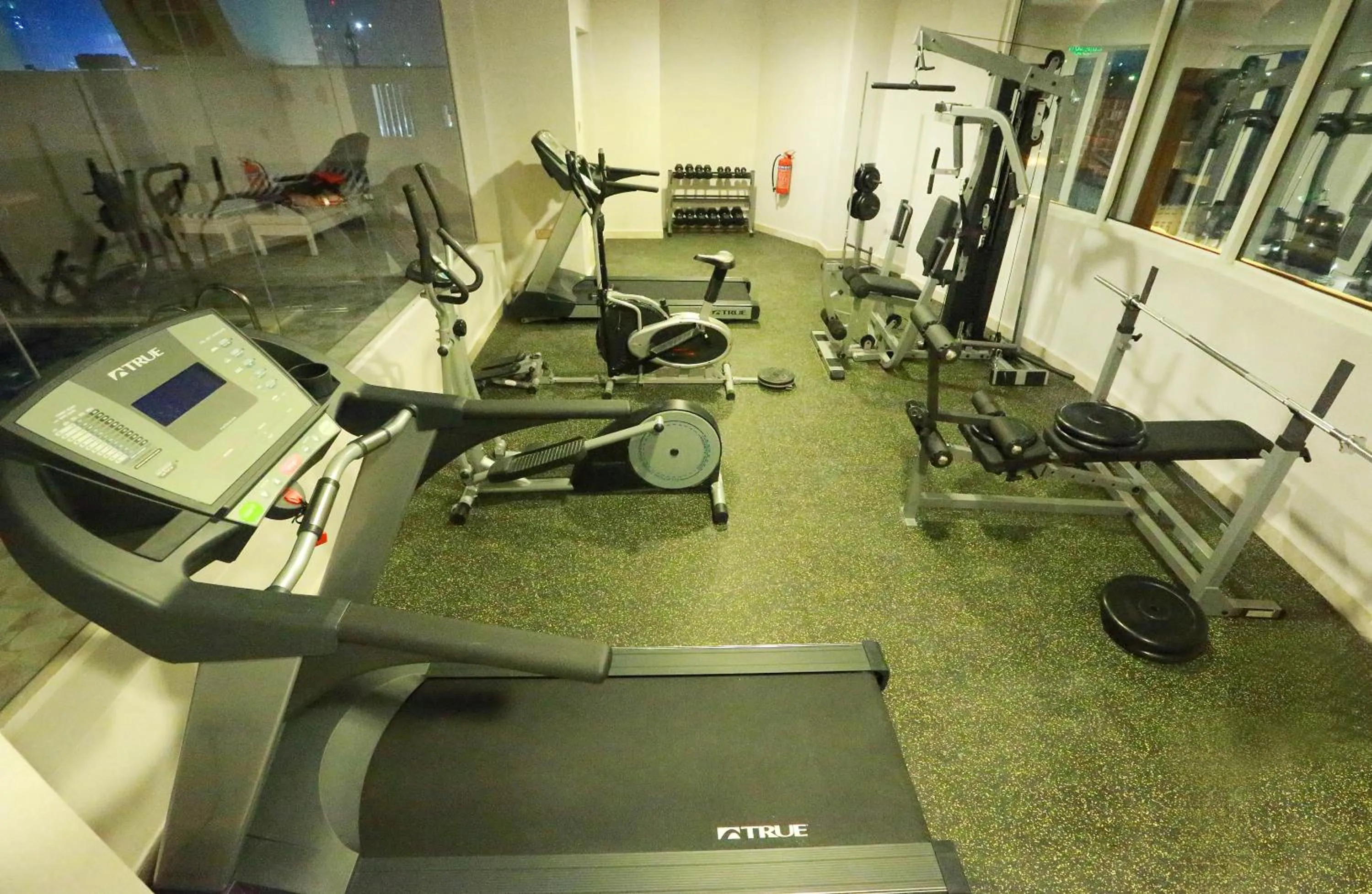 Fitness centre/facilities in The Victory Hotel