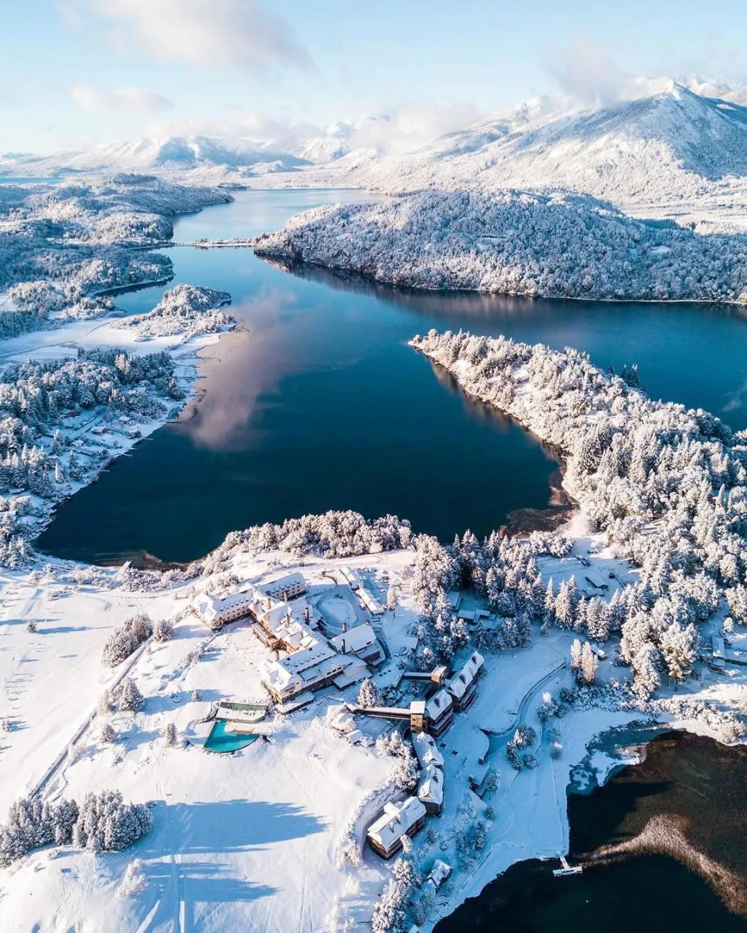 Bird's eye view in Llao Llao Resort, Golf-Spa