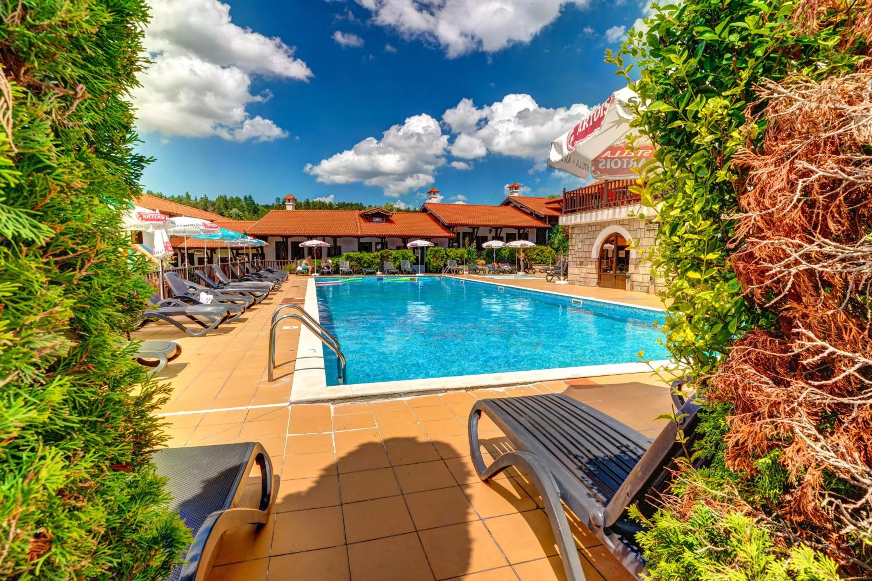 Pool view in Rachev Hotel Residence