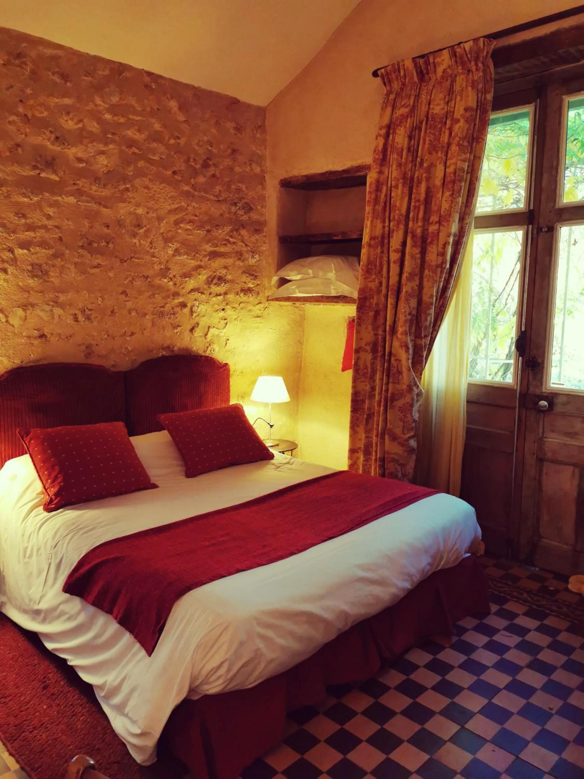 Photo of the whole room, Bed in Hôtel Les Orangeries