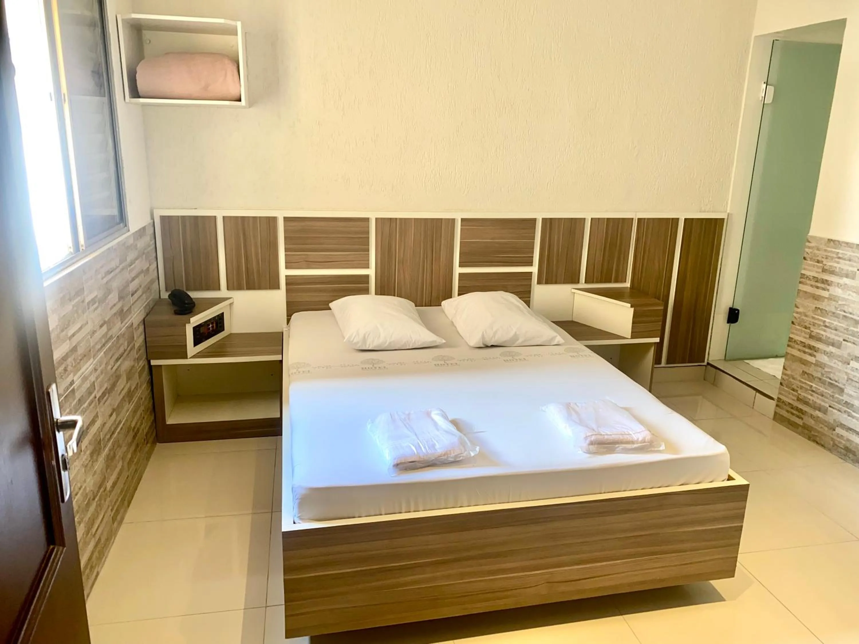 Bed in Hotel Praça da Árvore - São Paulo Expo