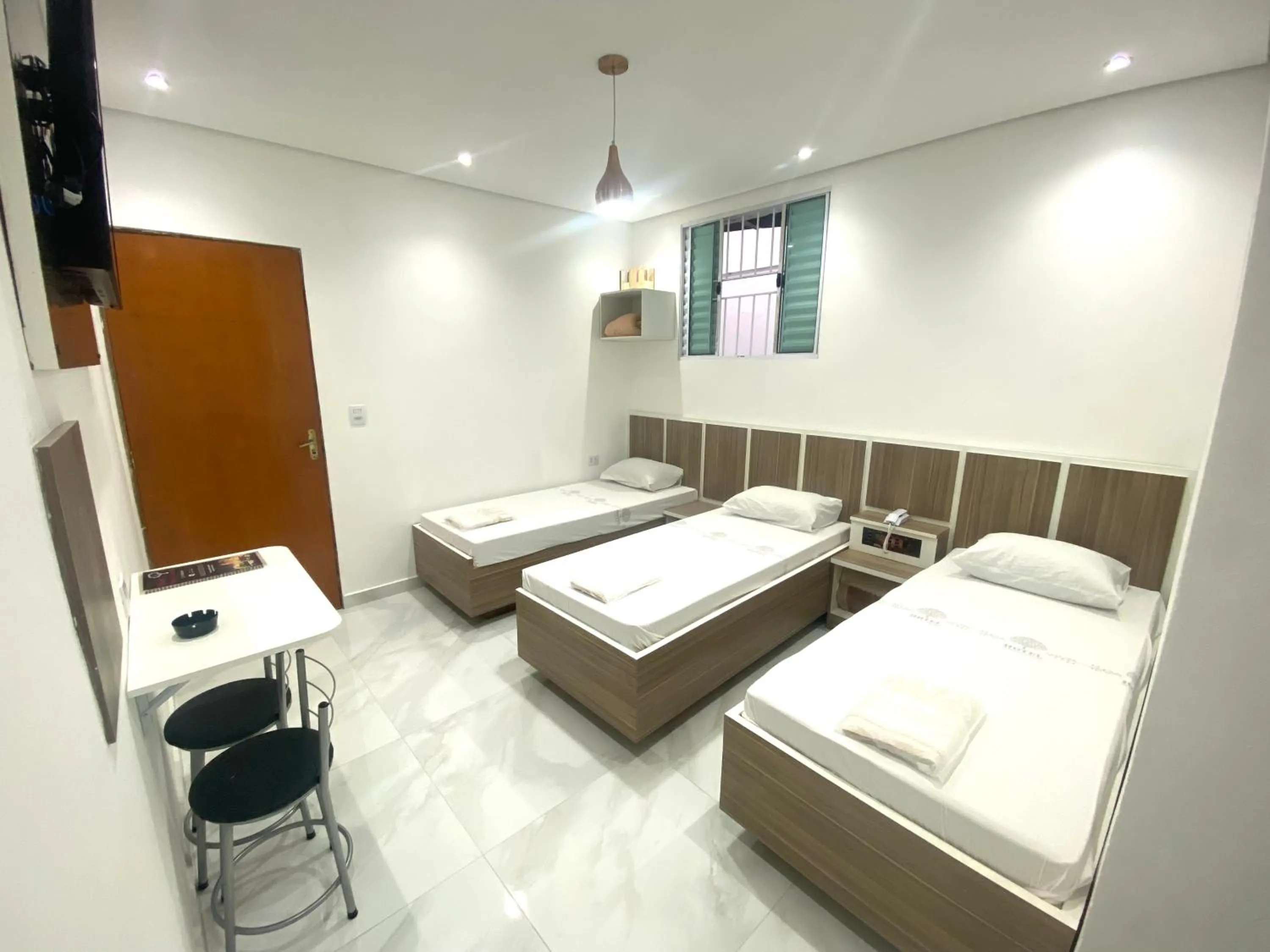 Bed in Hotel Praça da Árvore - São Paulo Expo