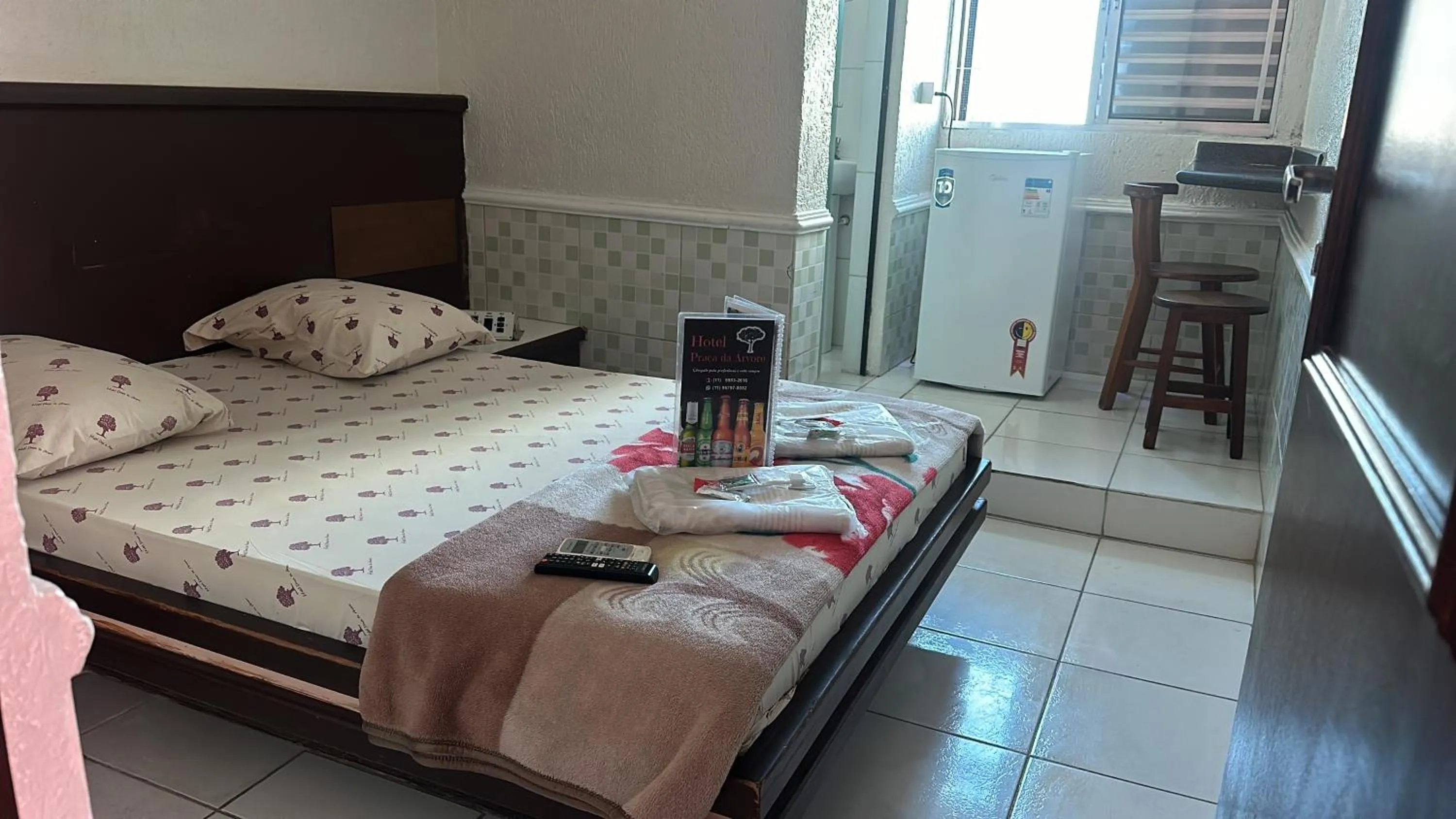 Bed in Hotel Praça da Árvore - São Paulo Expo