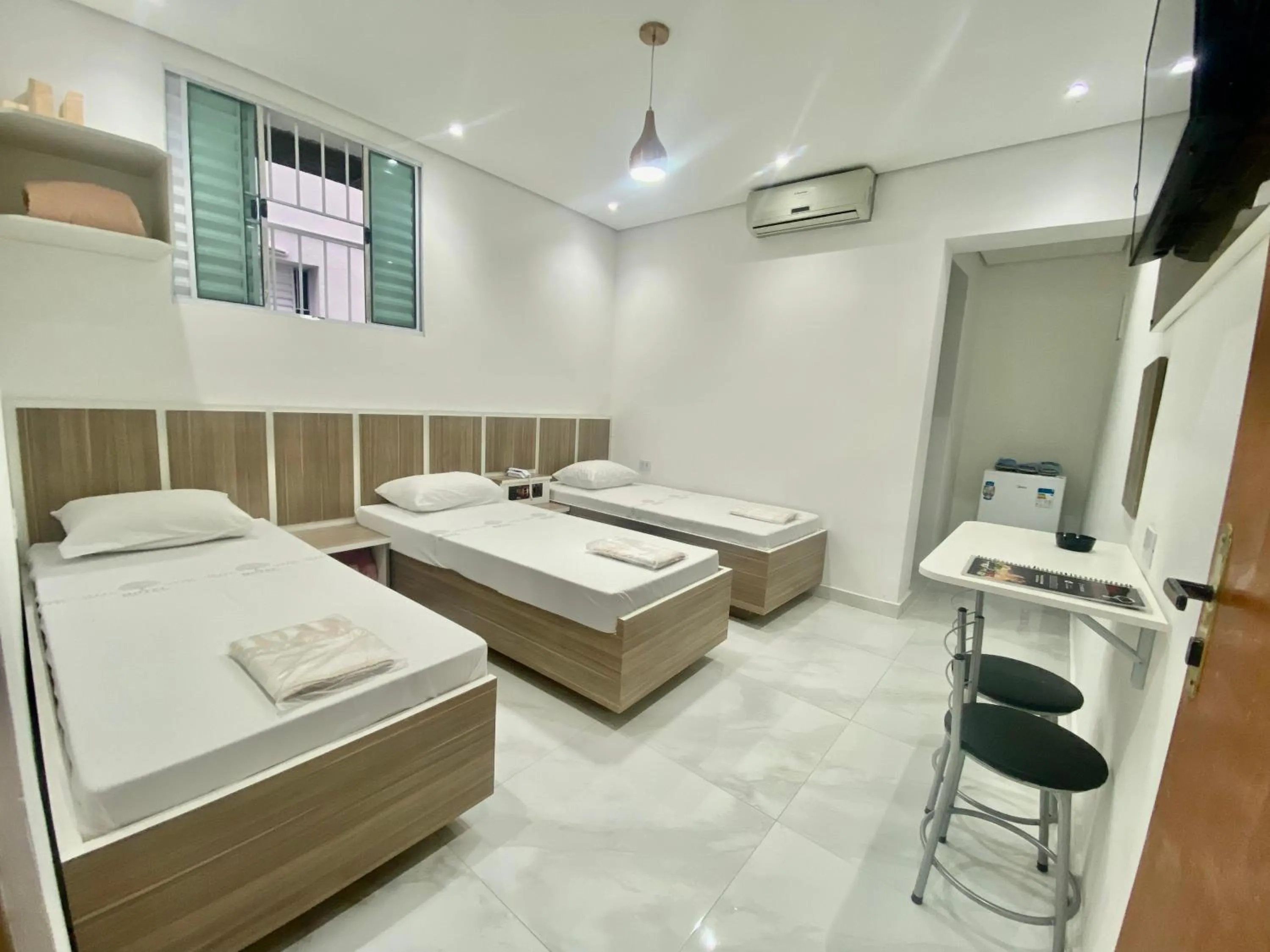 Bed in Hotel Praça da Árvore - São Paulo Expo