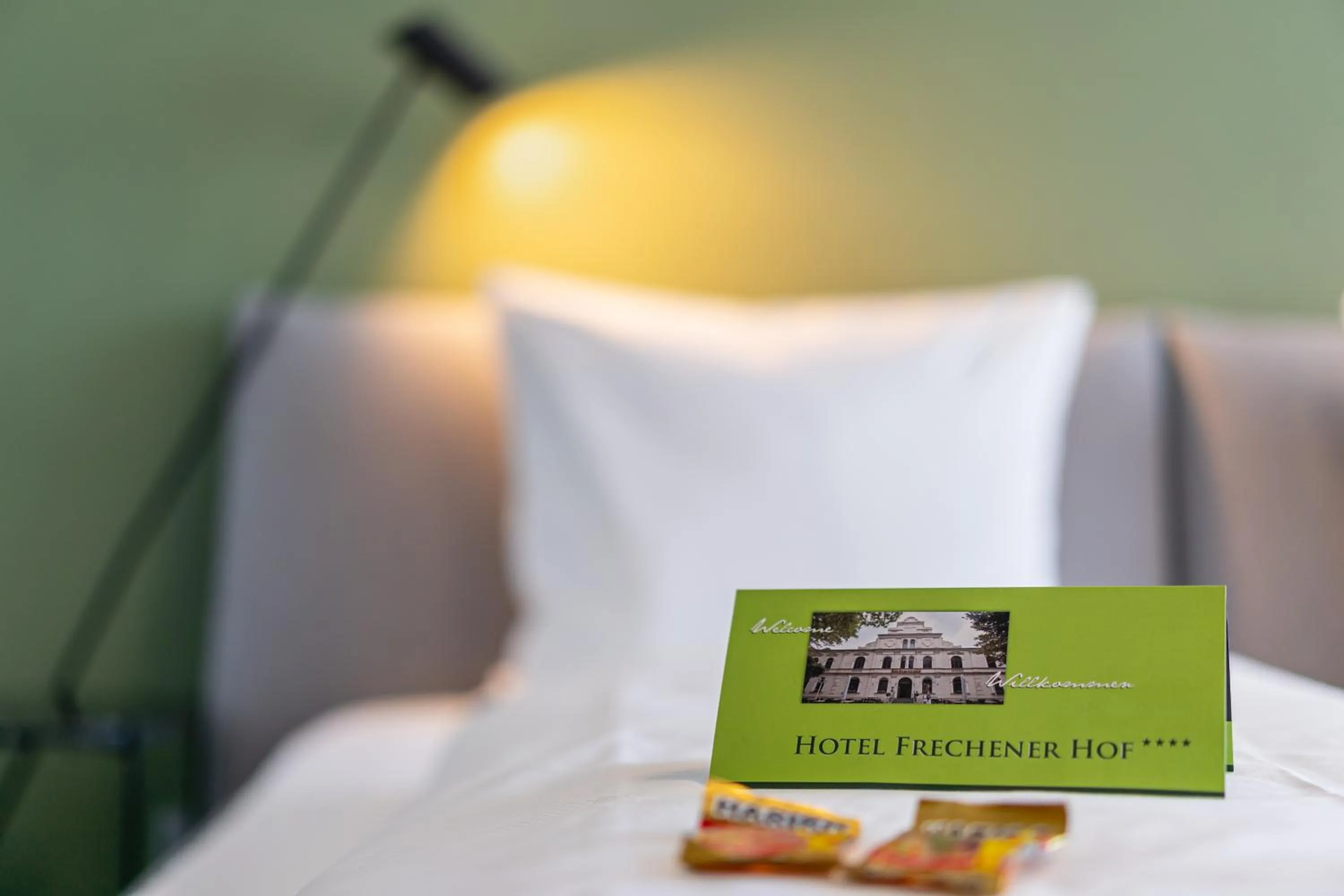 Photo of the whole room, Bed in Hotel Frechener Hof