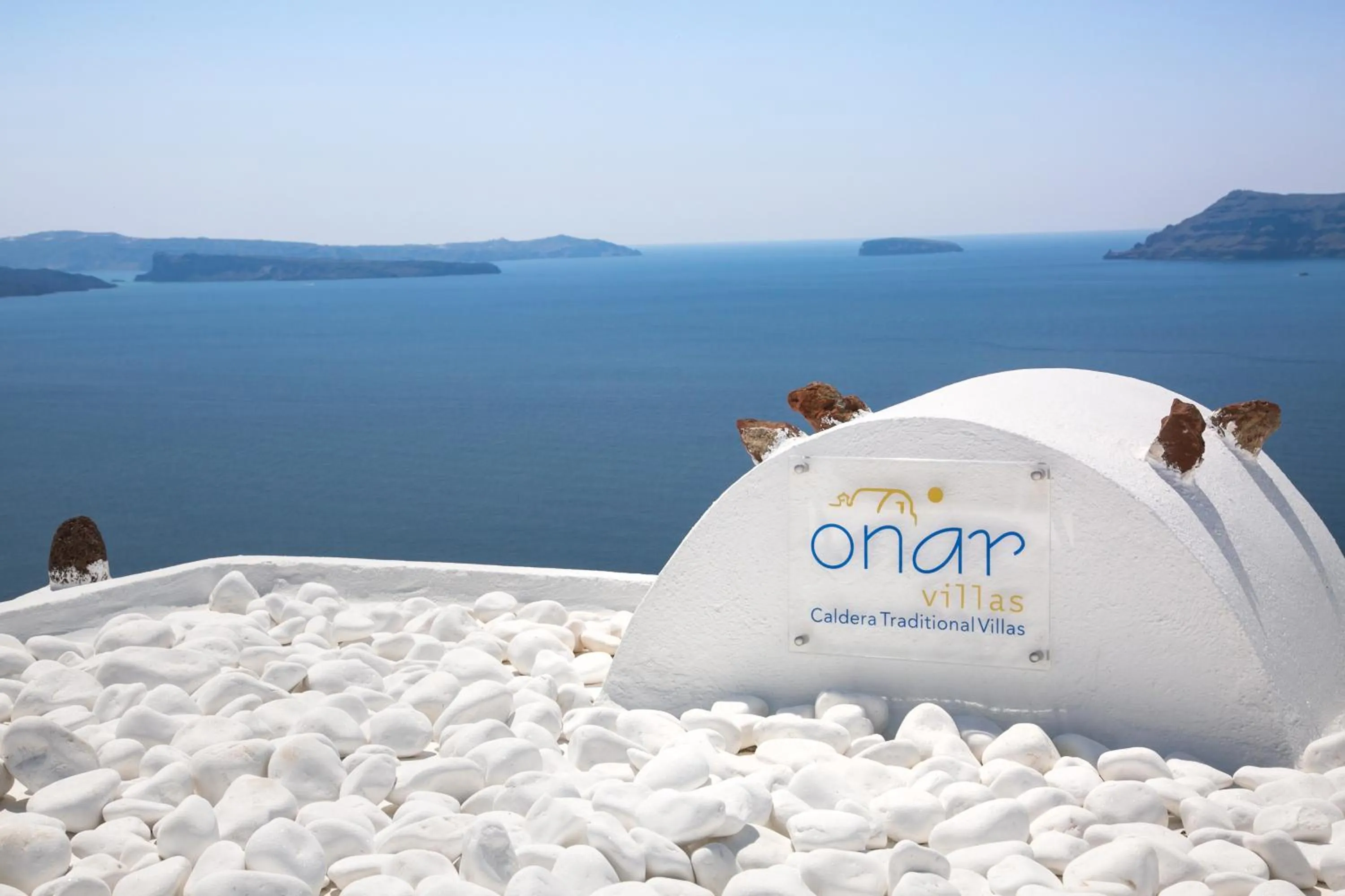 Property logo or sign in Onar Villas Oia - Onar Hotels Collection