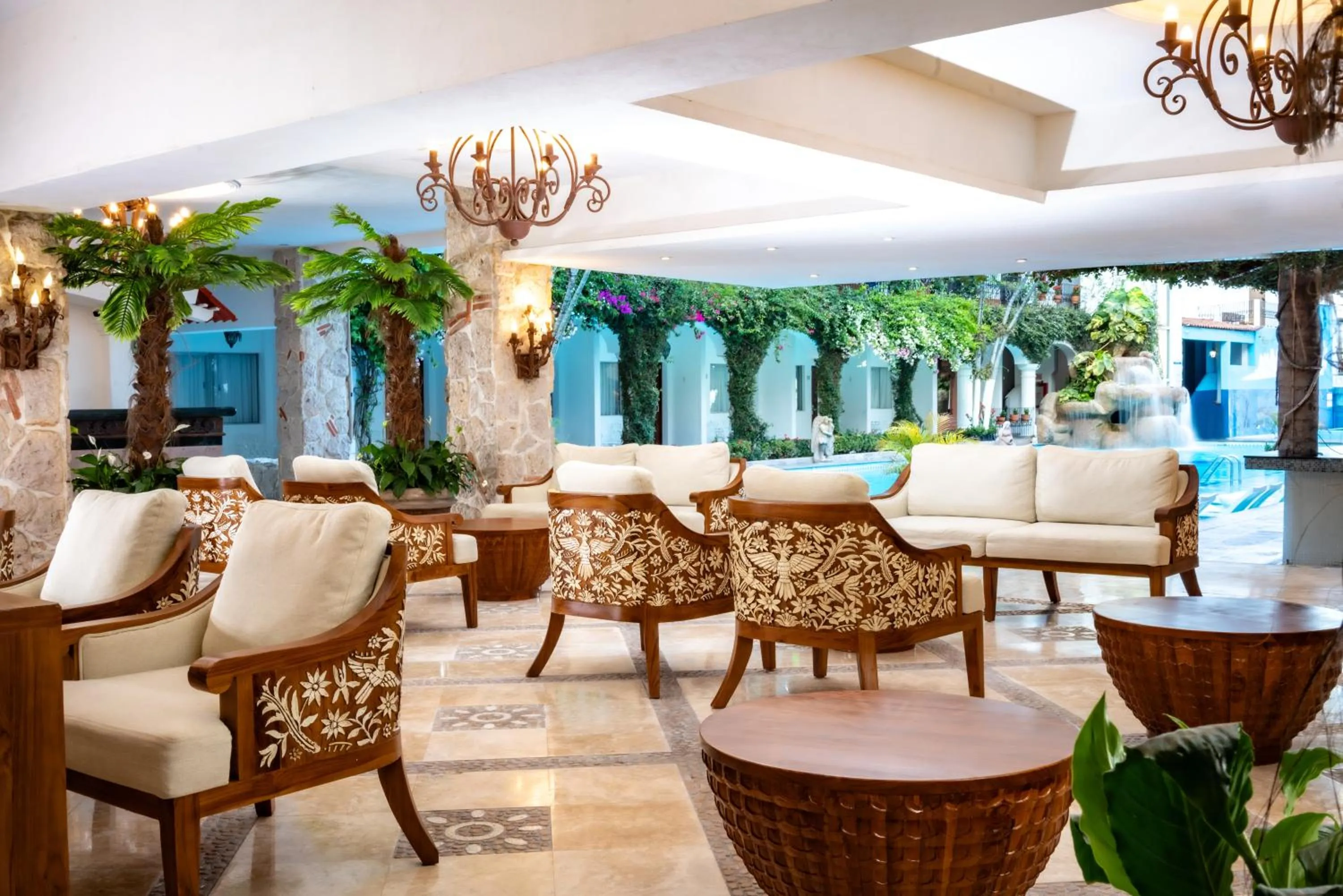 Seating area in Playa Los Arcos Hotel Beach Resort & Spa