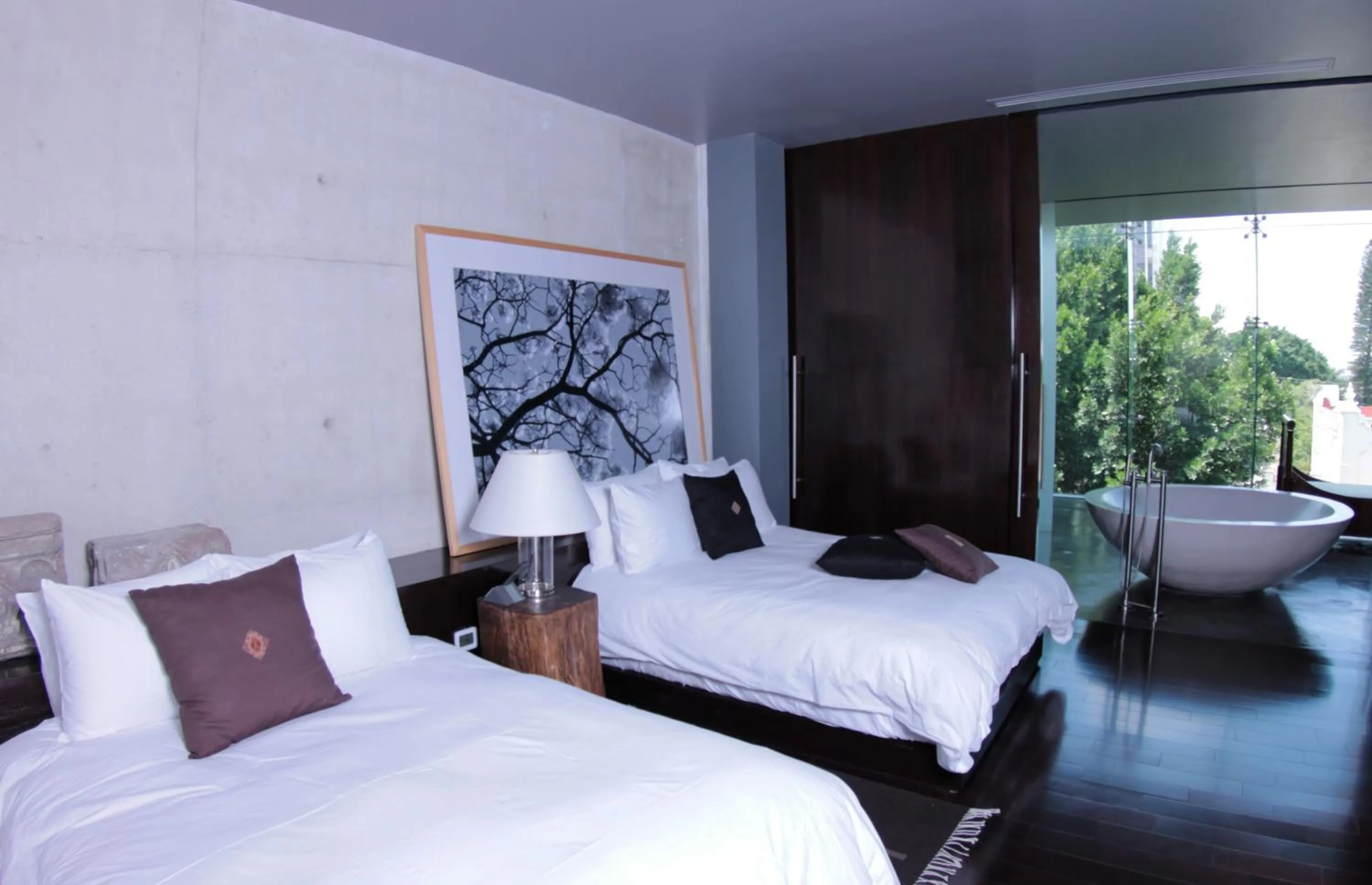 Bed in Demetria Hotel