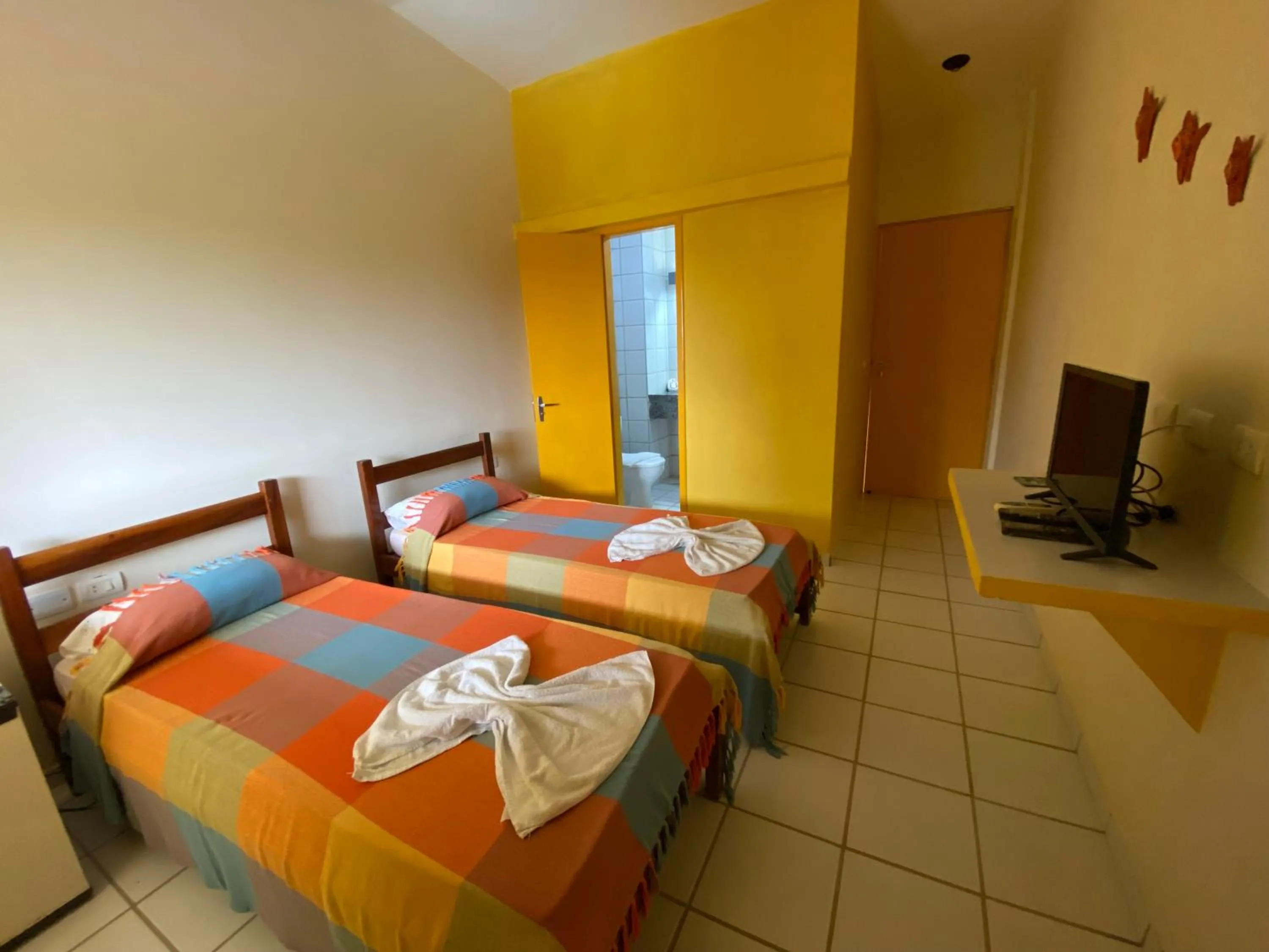 Bed in Pousada das Acácias