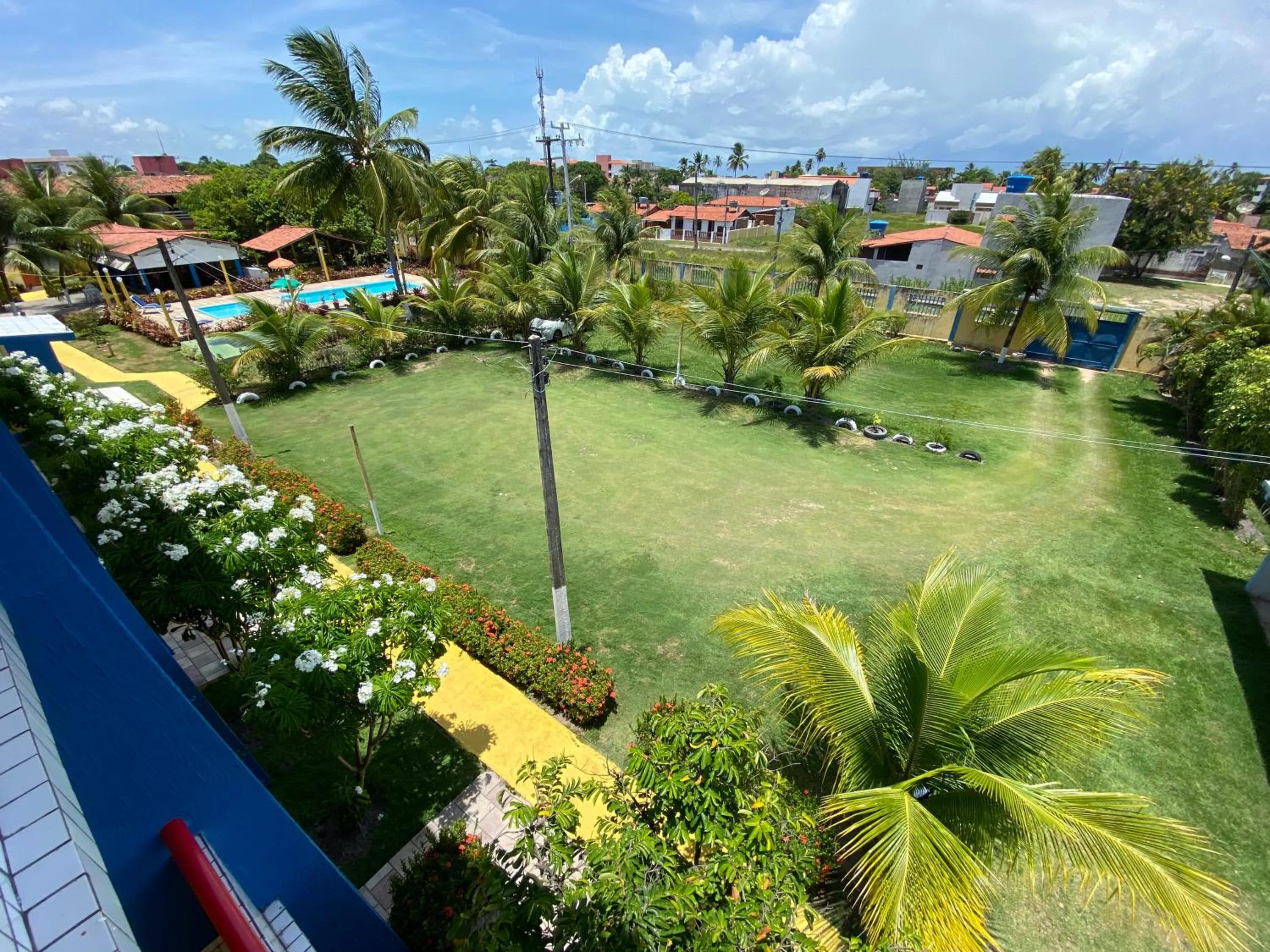 Garden view in Pousada das Acácias
