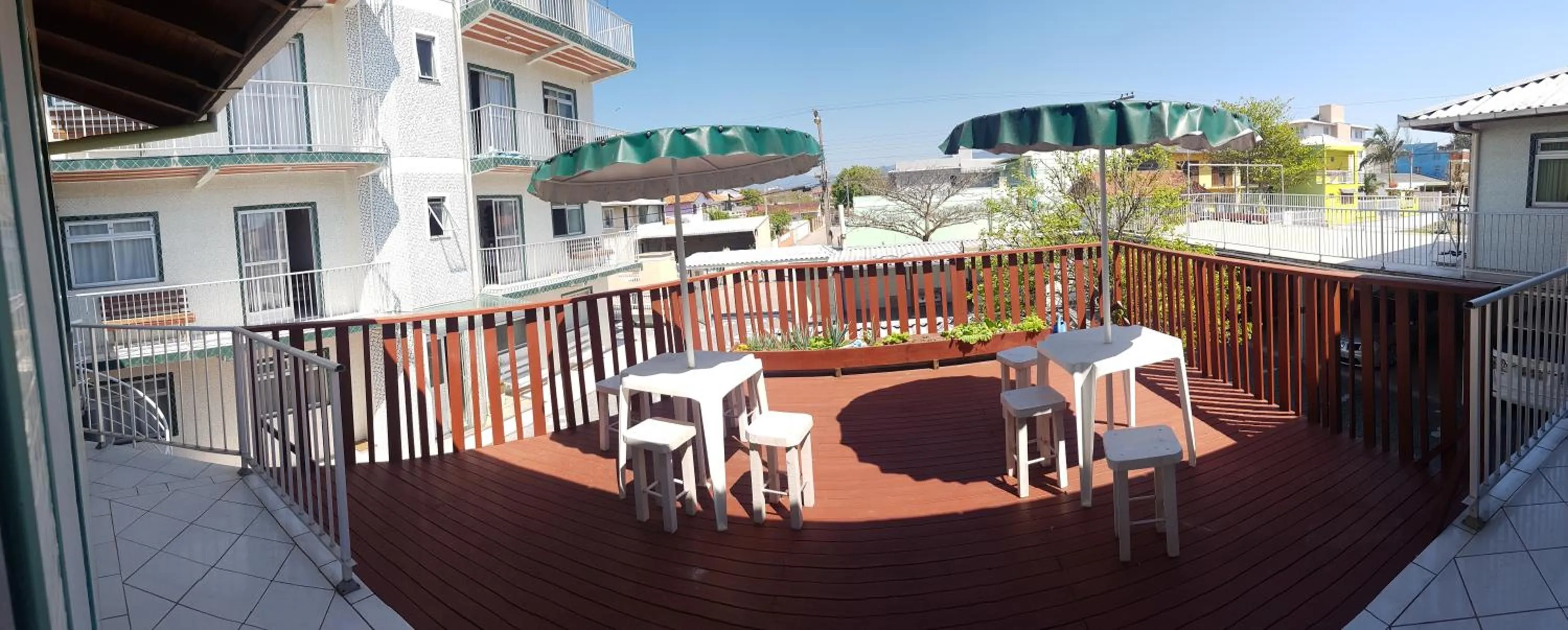 Balcony/Terrace in Pousada AJS