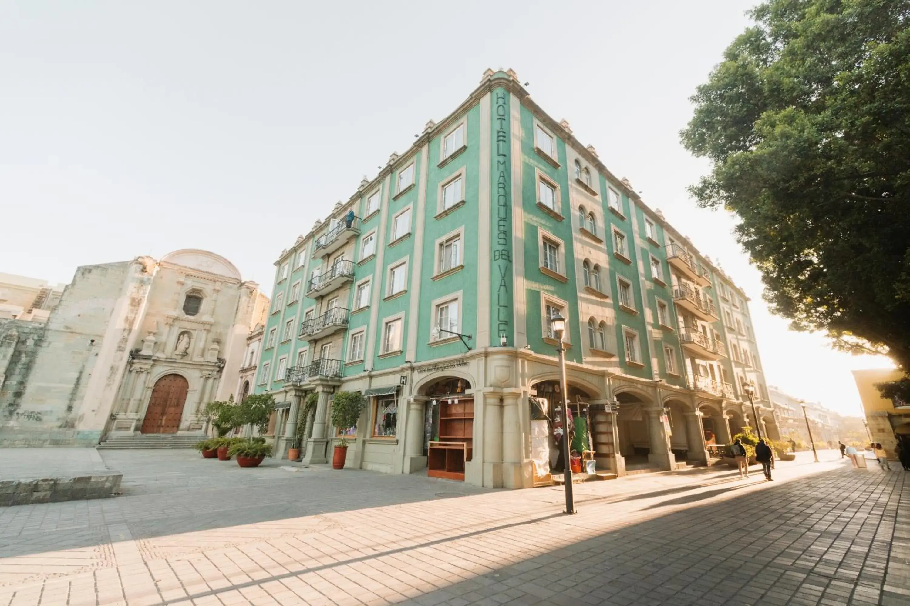 Property building in Hotel Marques Del Valle Property building in Hotel Marques Del Valle