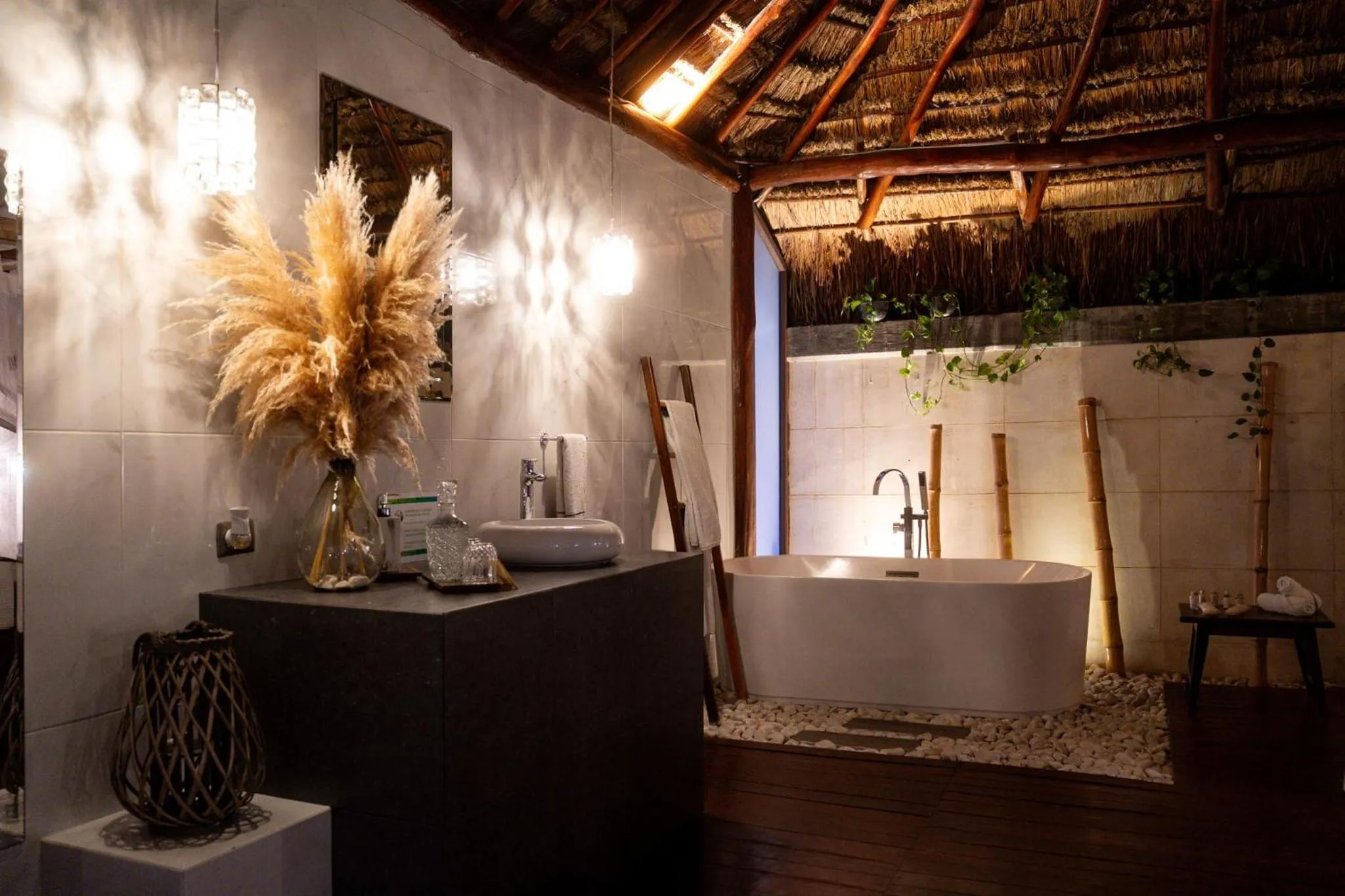 Bathroom in Cabañas Luxury con Lagoon Club - Adults Only