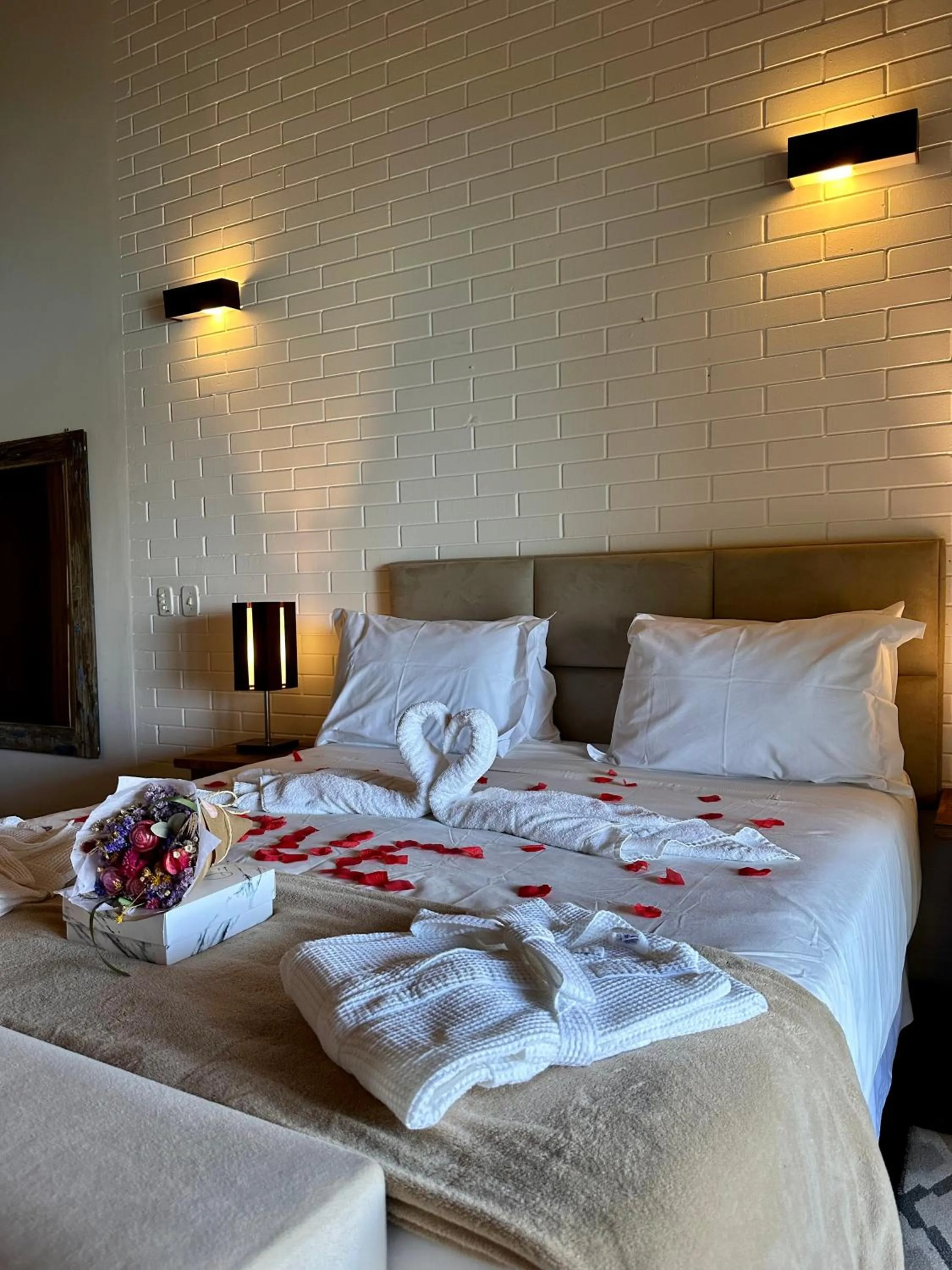 Bed in Ilha de Toque Toque Eco Hotel