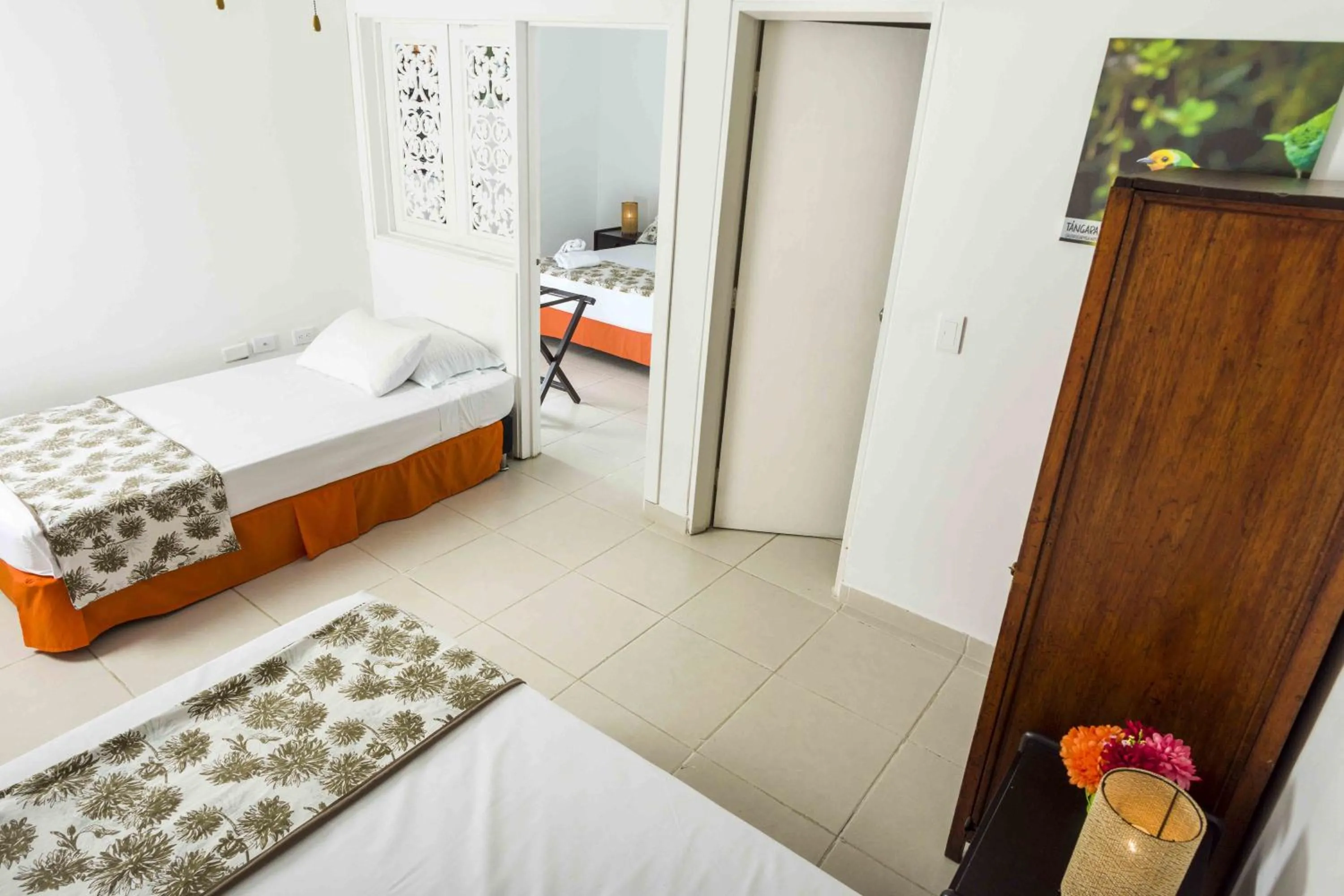 Bed in Hotel campestre La Floresta