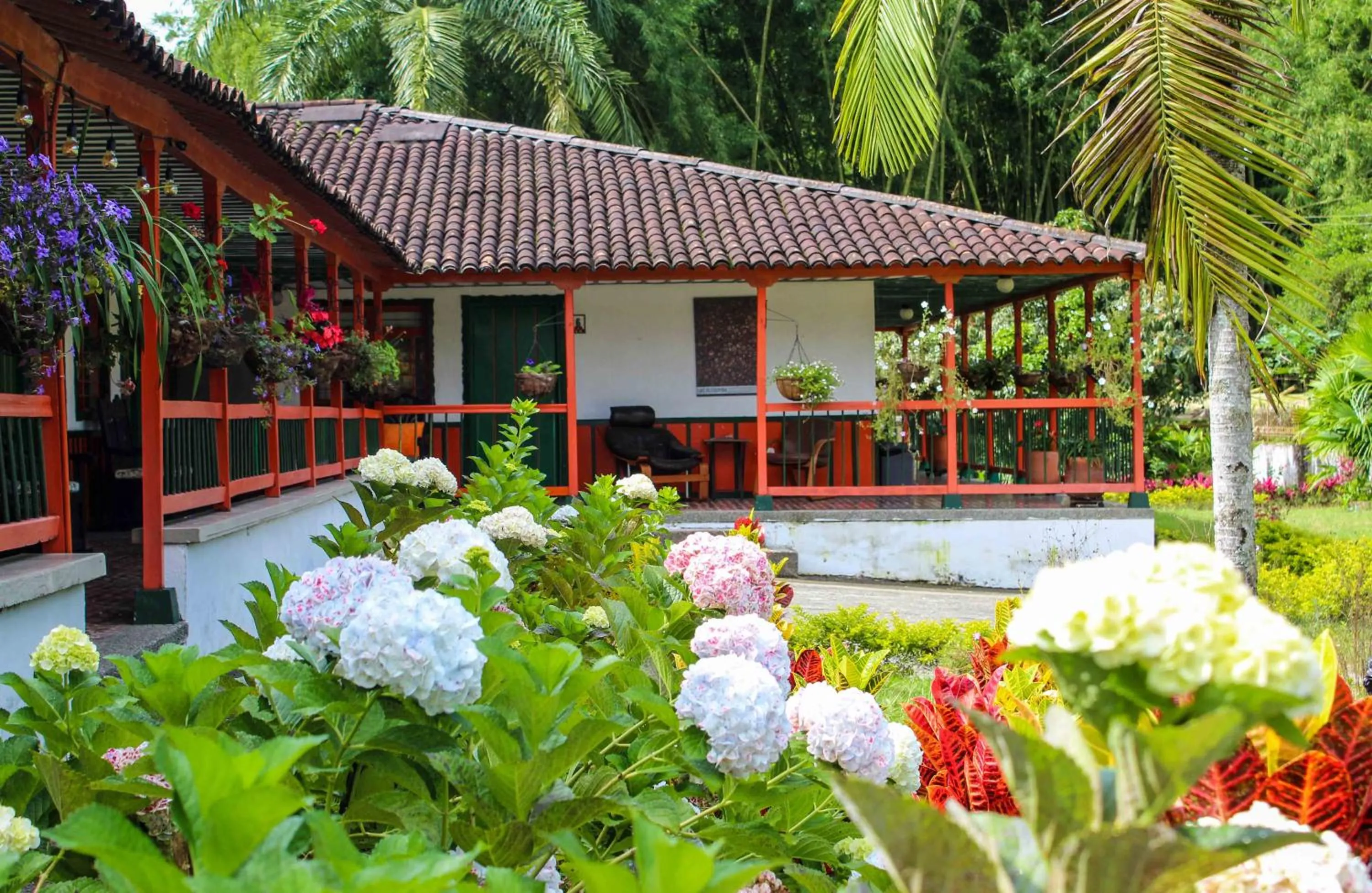 Property building in Hotel campestre La Floresta