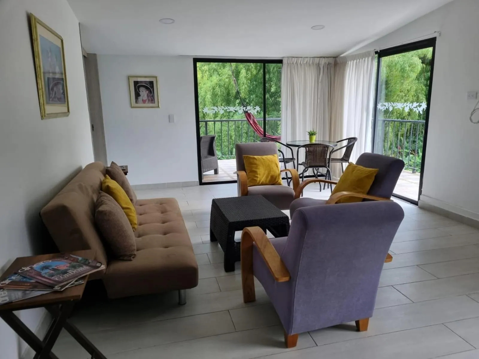 Living room in Hotel campestre La Floresta