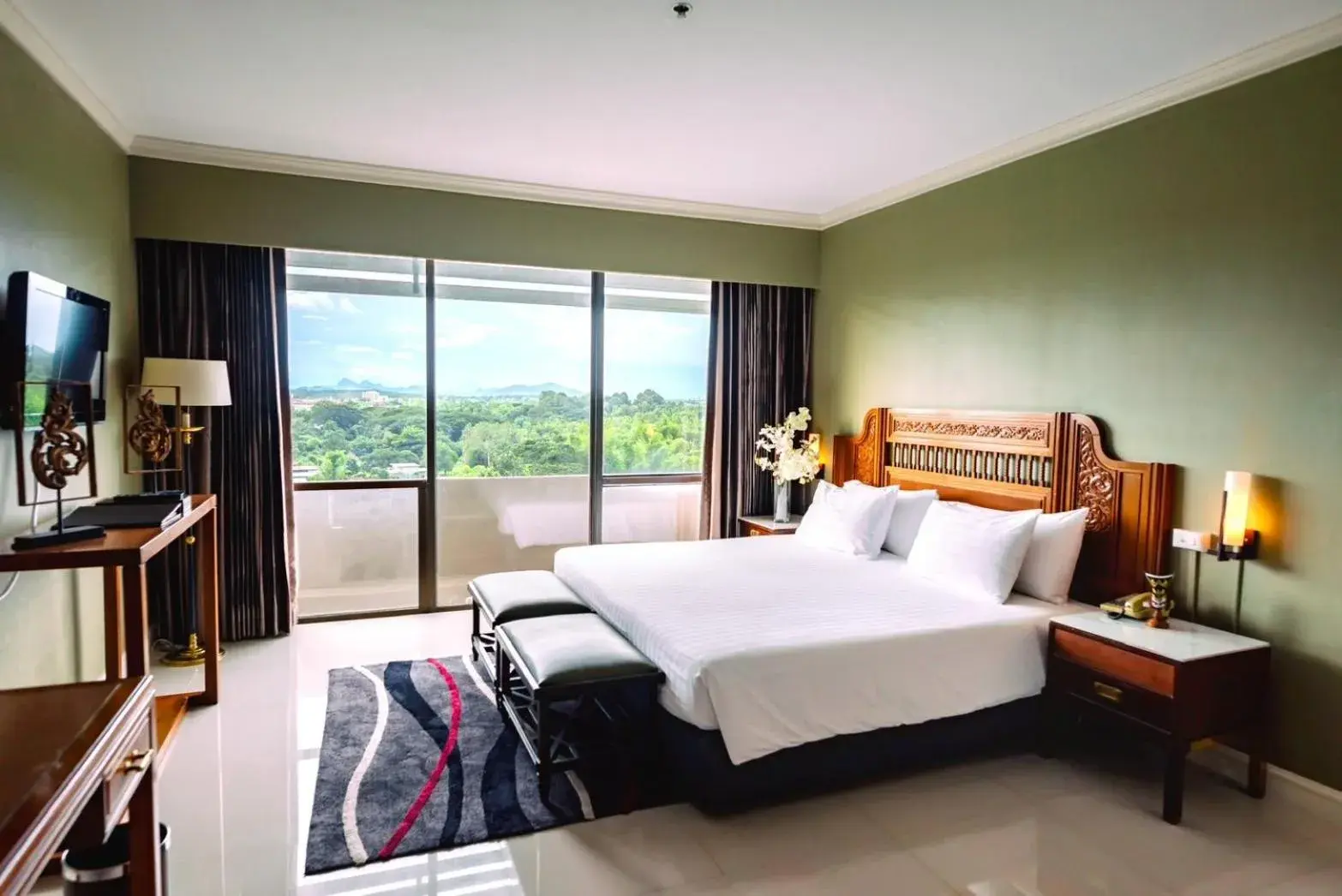 Bed in Loei Palace Hotel Bed in Loei Palace Hotel