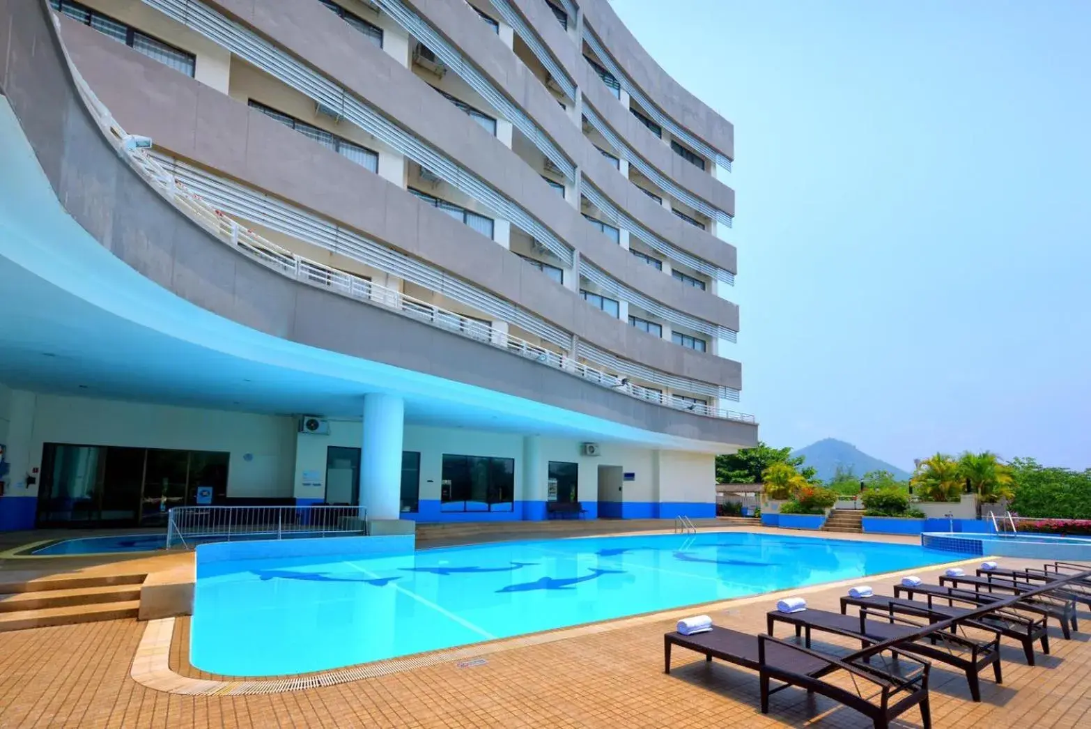 Swimming pool in Loei Palace Hotel Swimming pool in Loei Palace Hotel