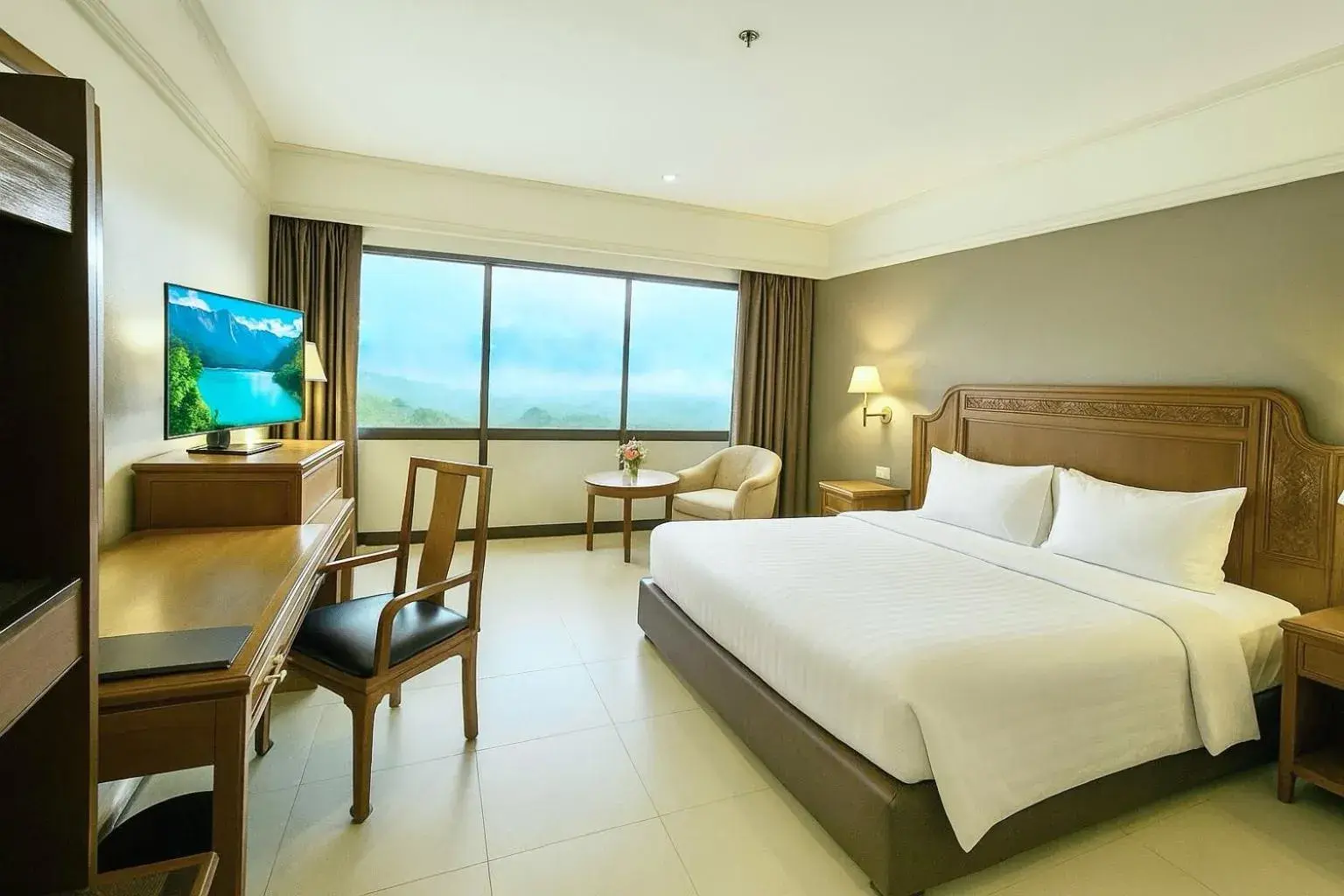 Bed in Loei Palace Hotel Bed in Loei Palace Hotel